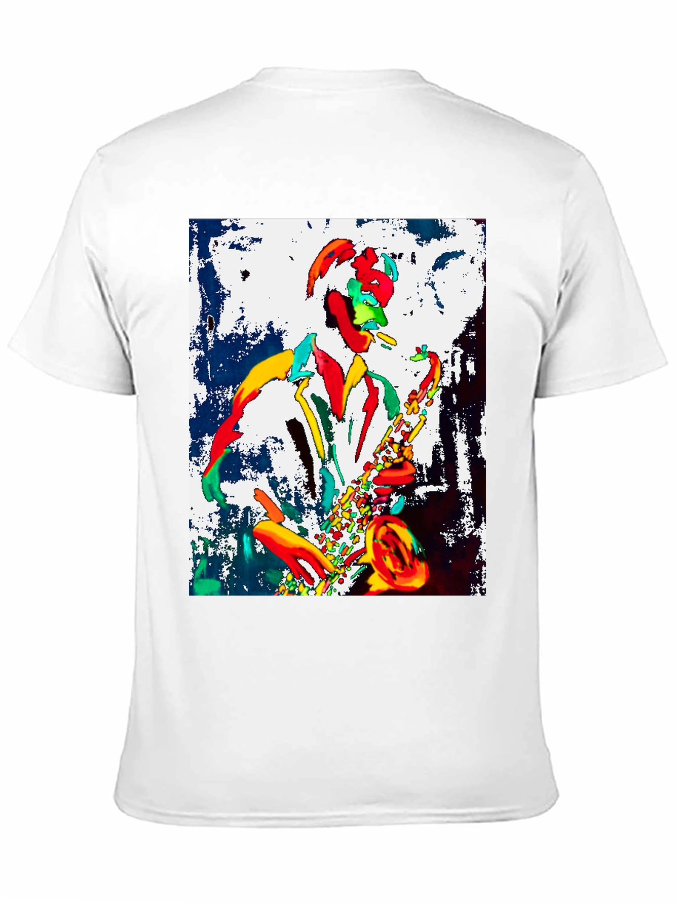 Jazz Musician Graphic Tee - Cool Saxophone Player Design