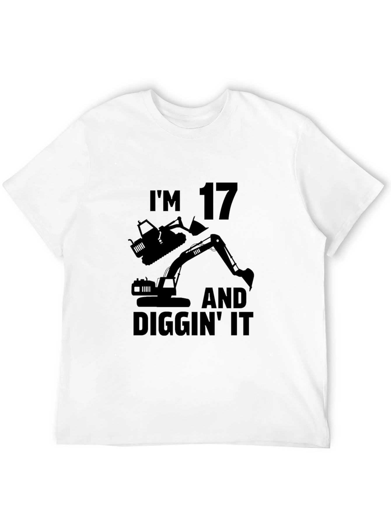 Im 17 Diggin It Black T-Shirt