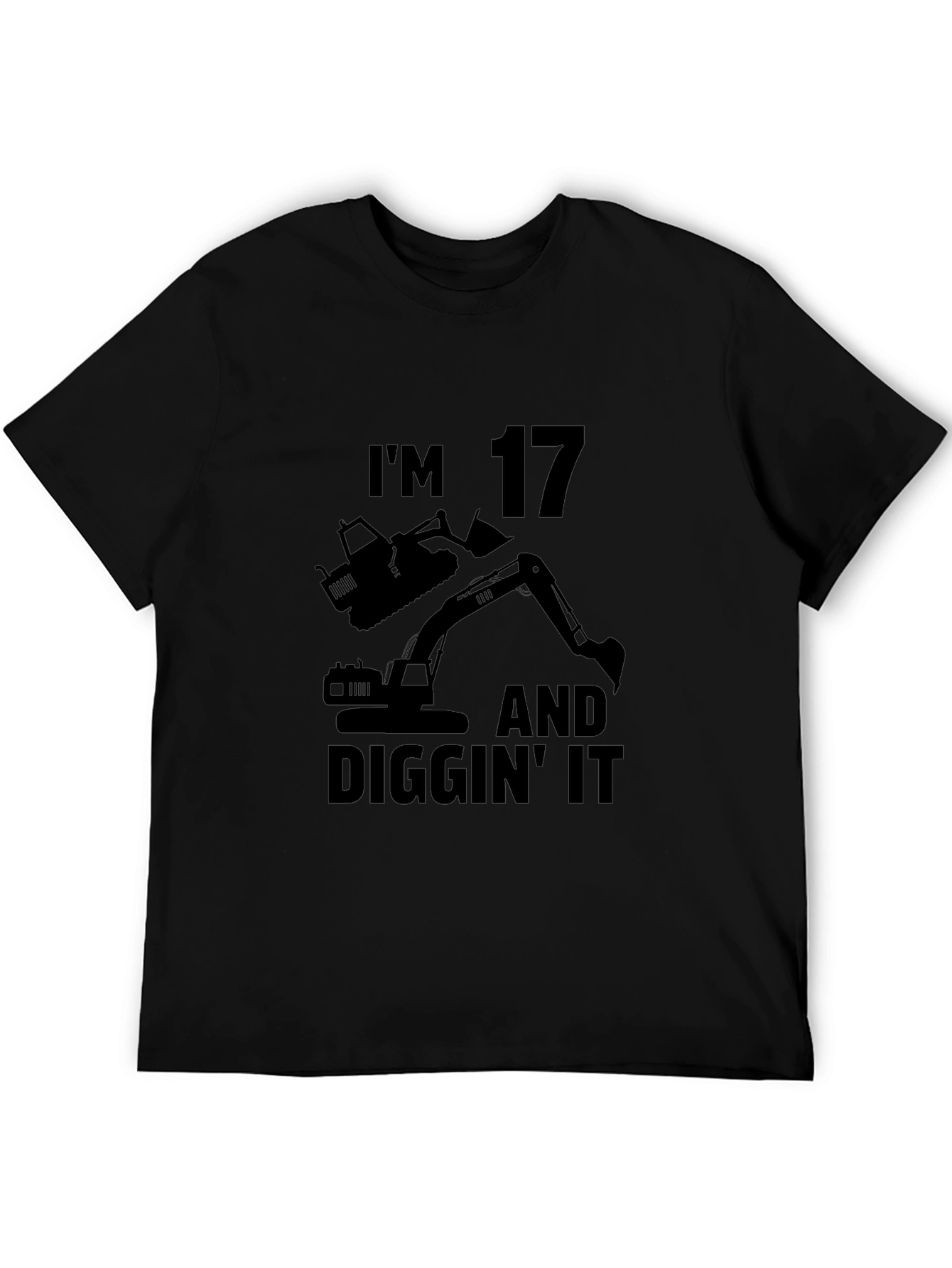 Im 17 Diggin It Black T-Shirt
