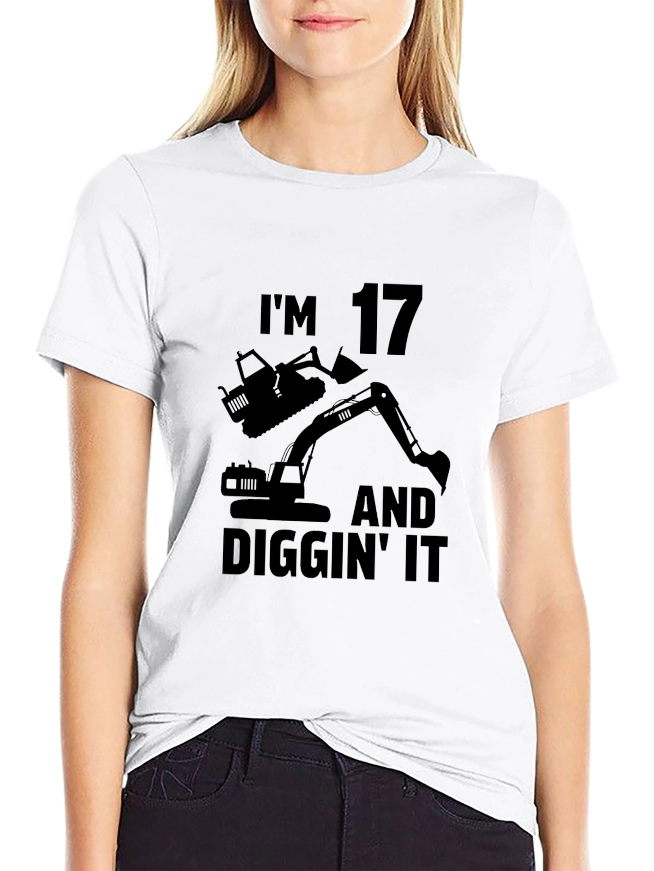 Im 17 Diggin It Black T-Shirt