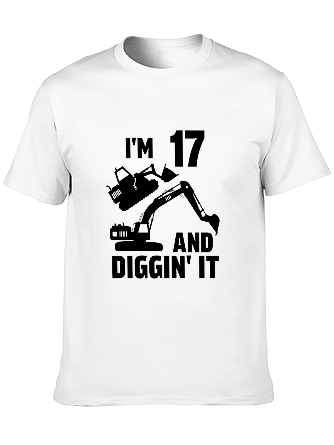 Im 17 Diggin It Black T-Shirt