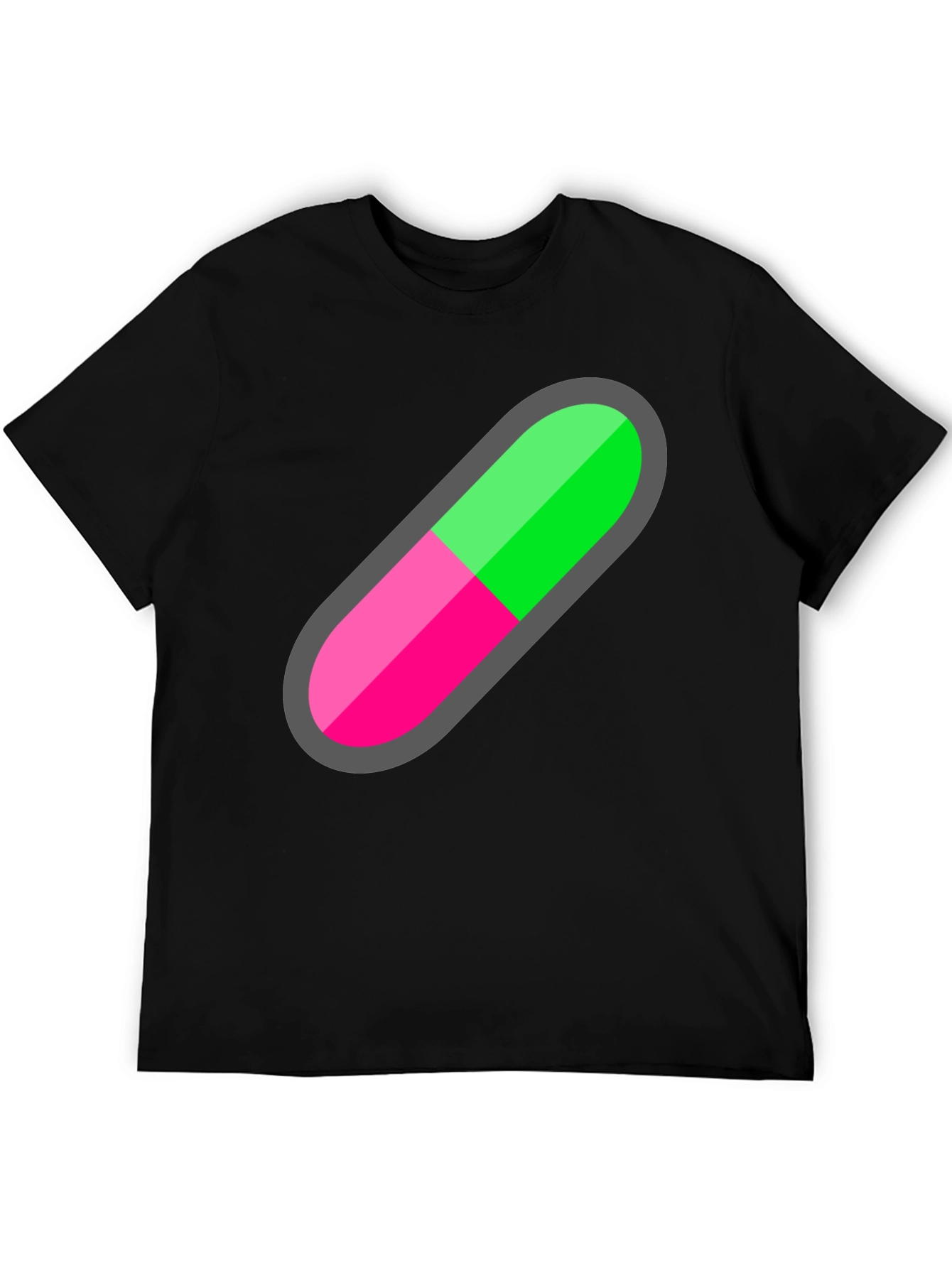 Pill Capsule Graphic Tee - Unique Trendy Design