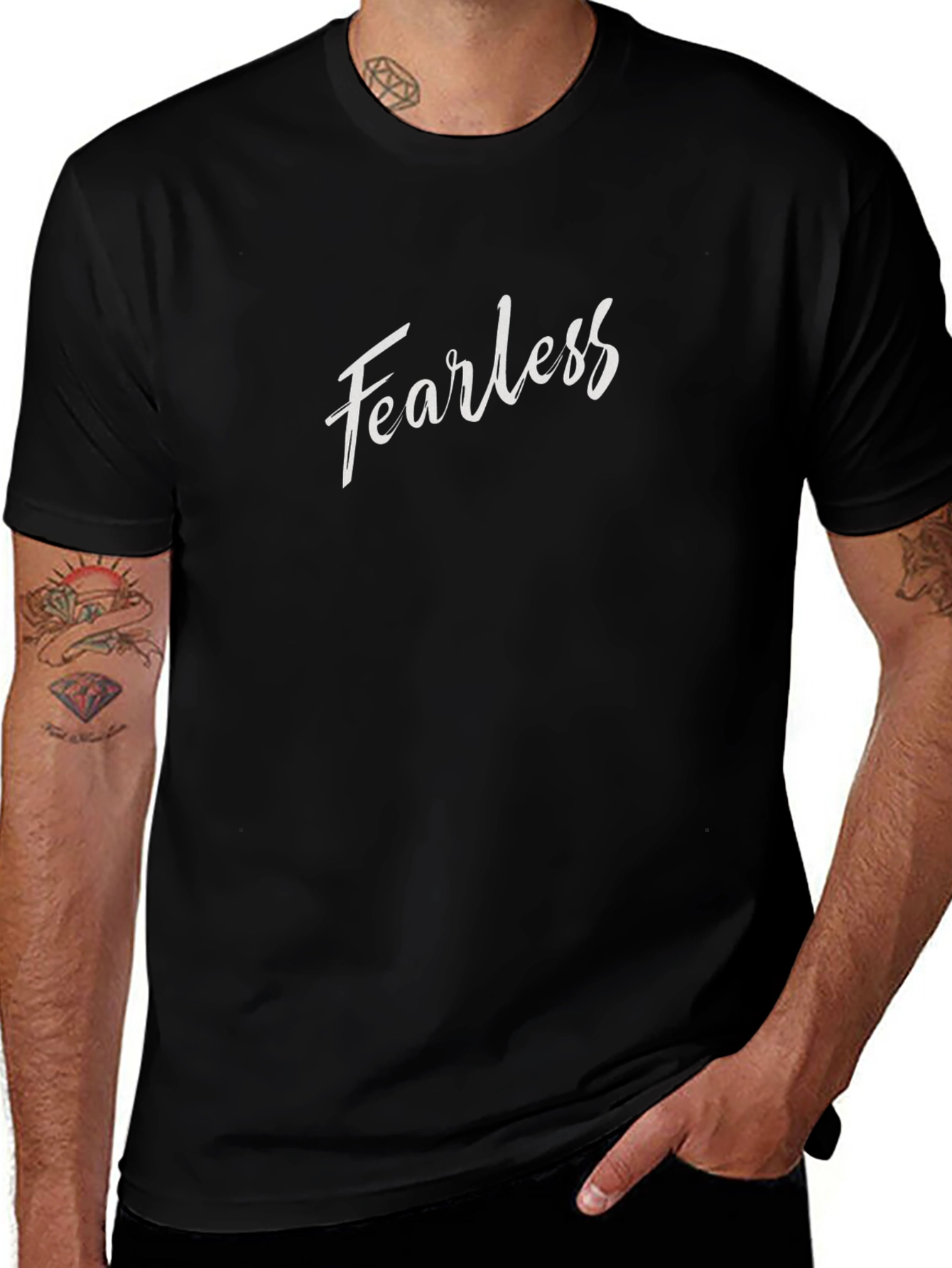 Fearless Graphic Tee - Classic Black T-Shirt