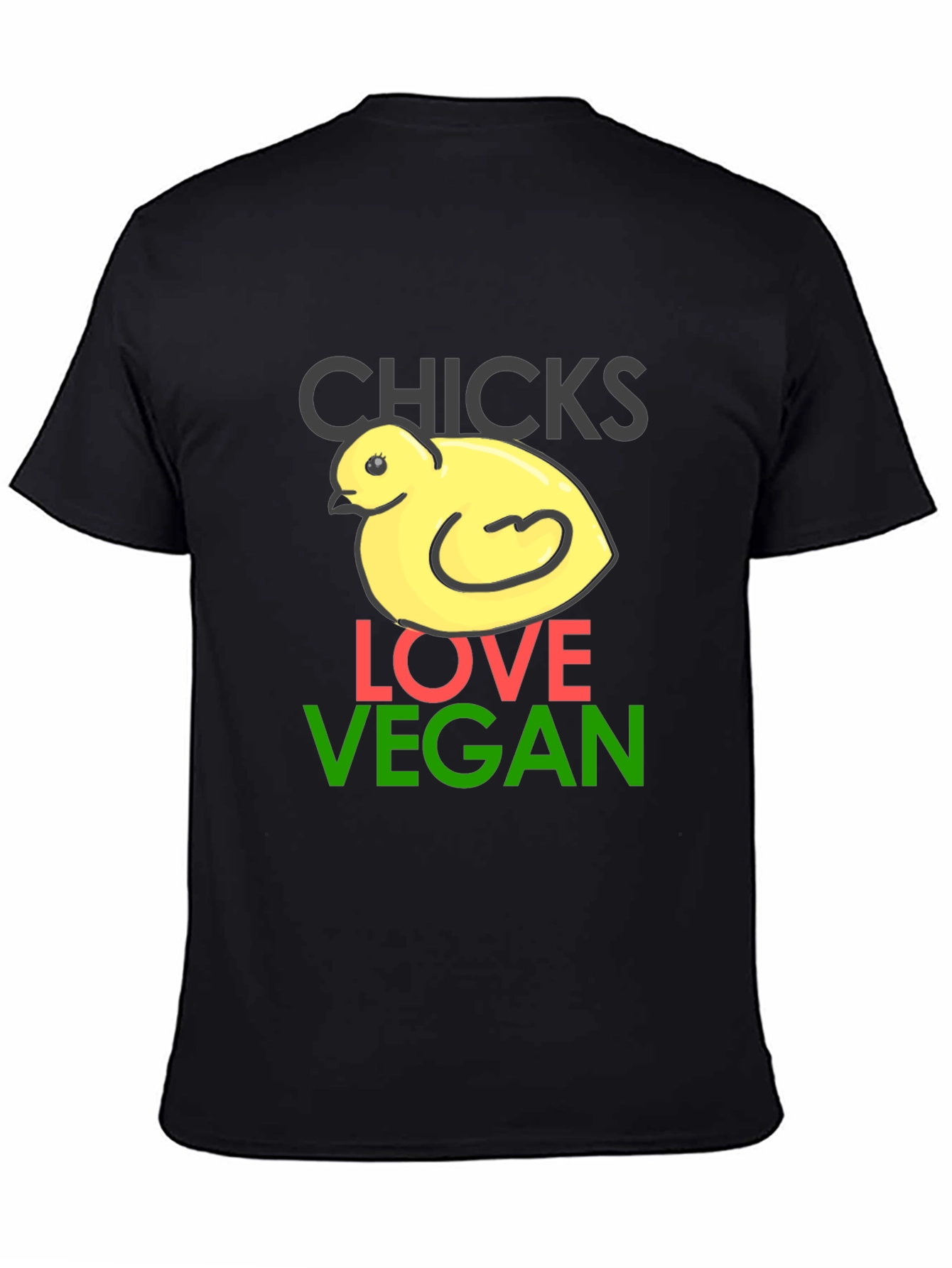 Chicks Love Vegan T-Shirt - Funny Animal Tee
