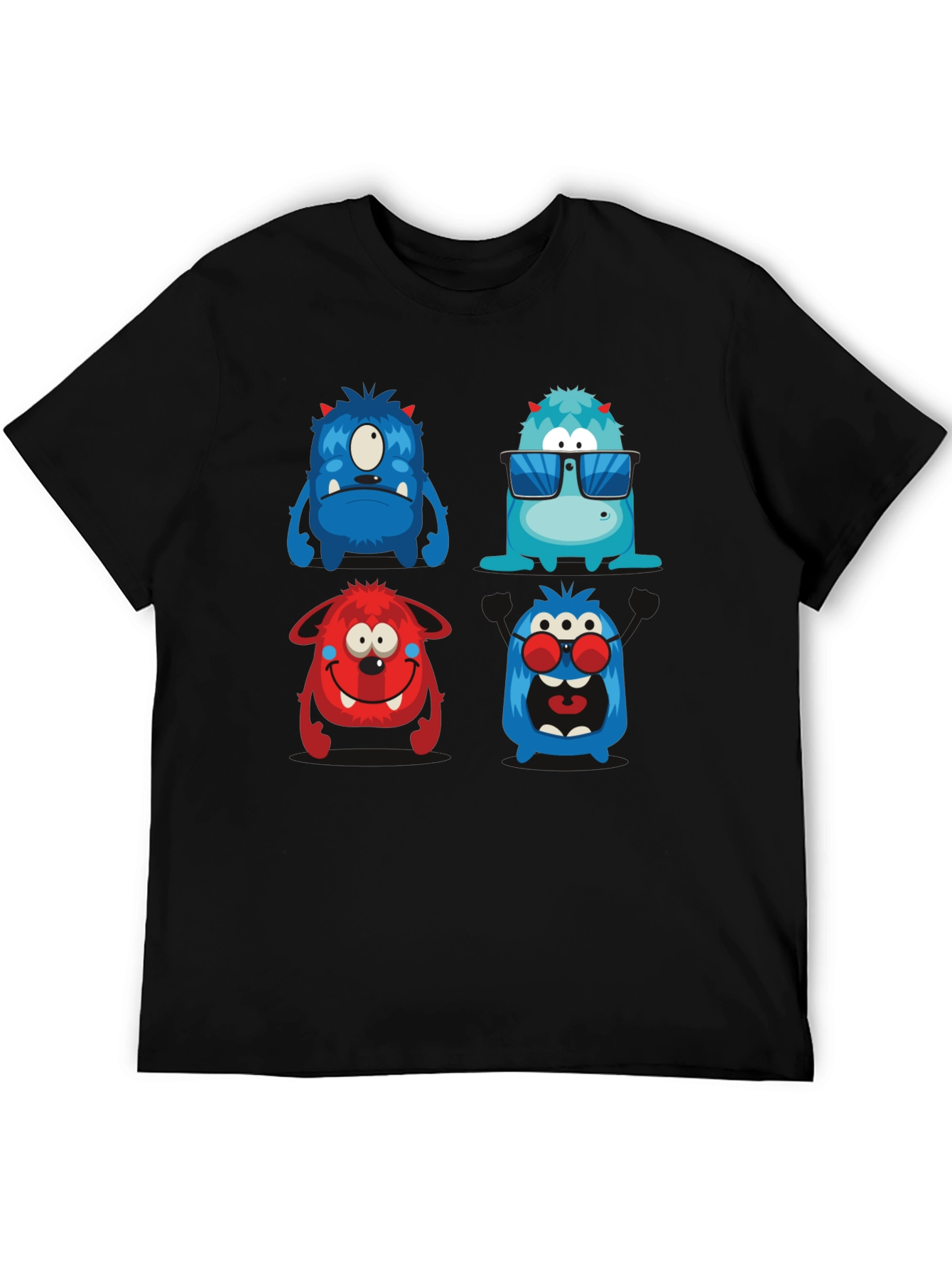 Monster Graphic Tee - Black T-Shirt