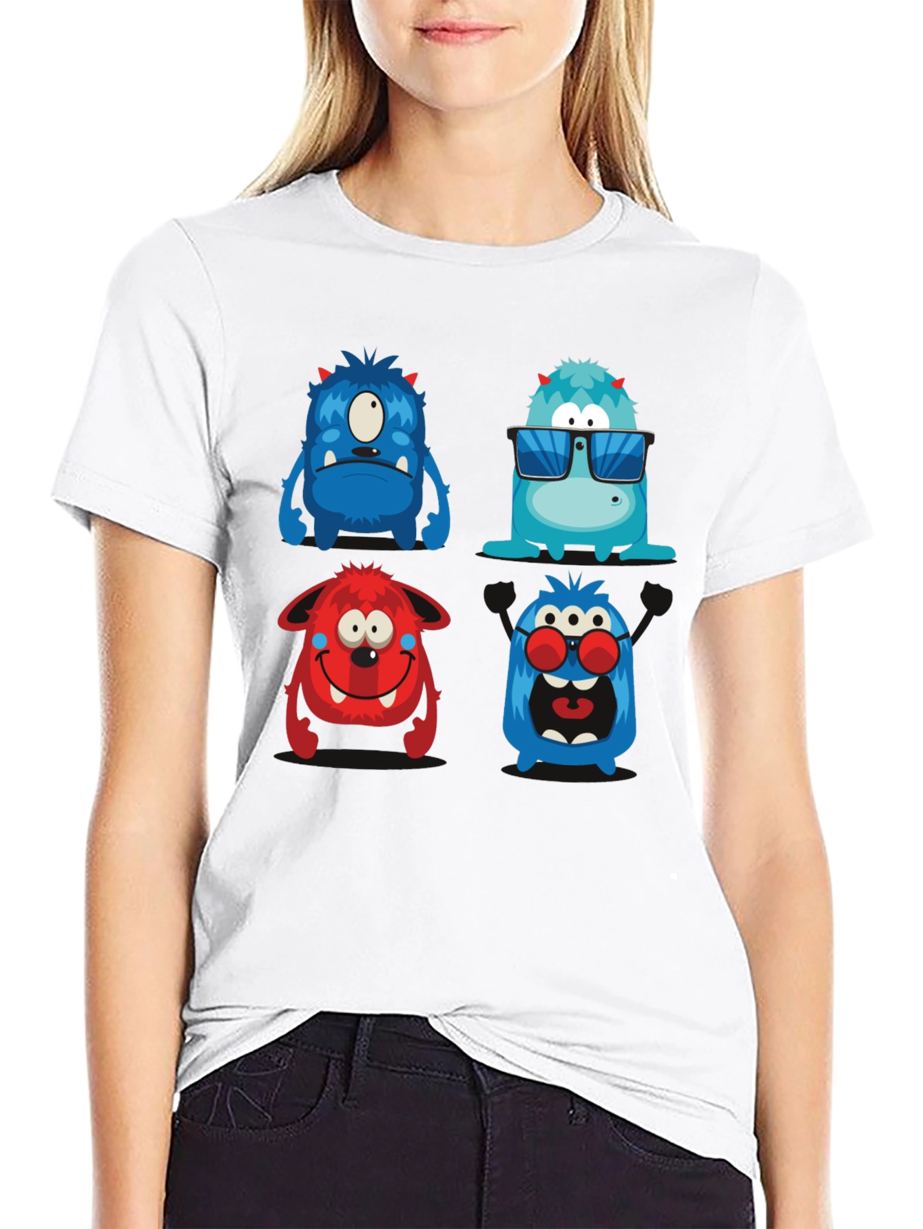 Monster Graphic Tee - Black T-Shirt