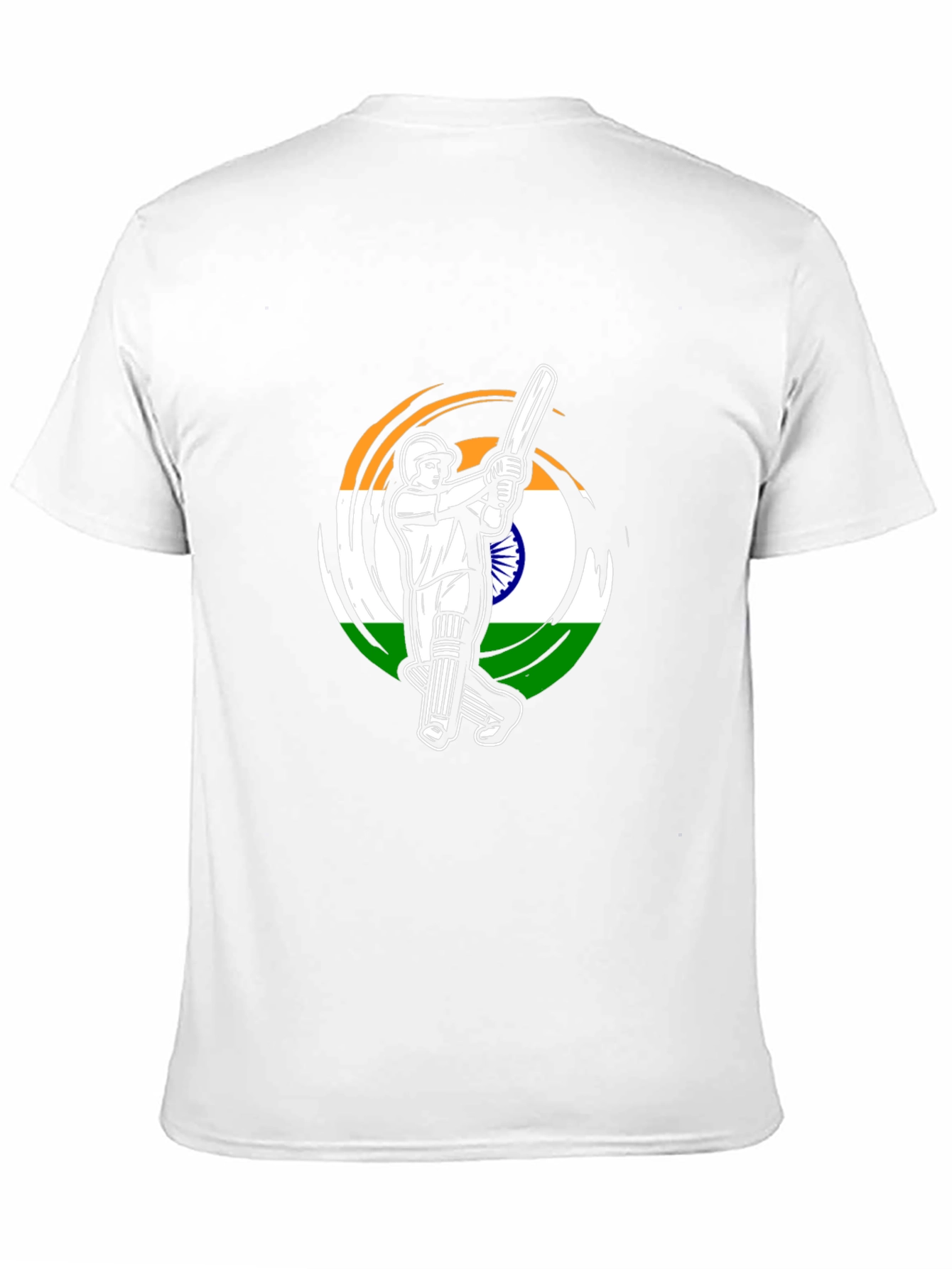 Cricket India Flag Graphic T-Shirt