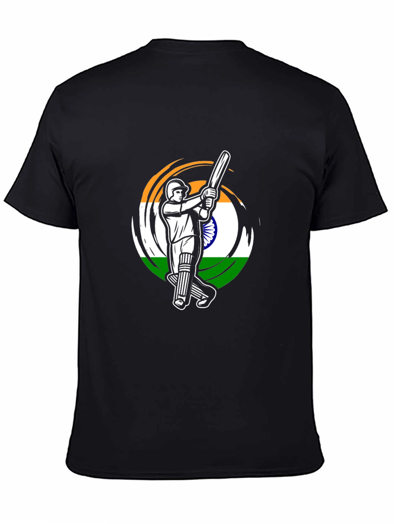 Cricket India Flag Graphic T-Shirt