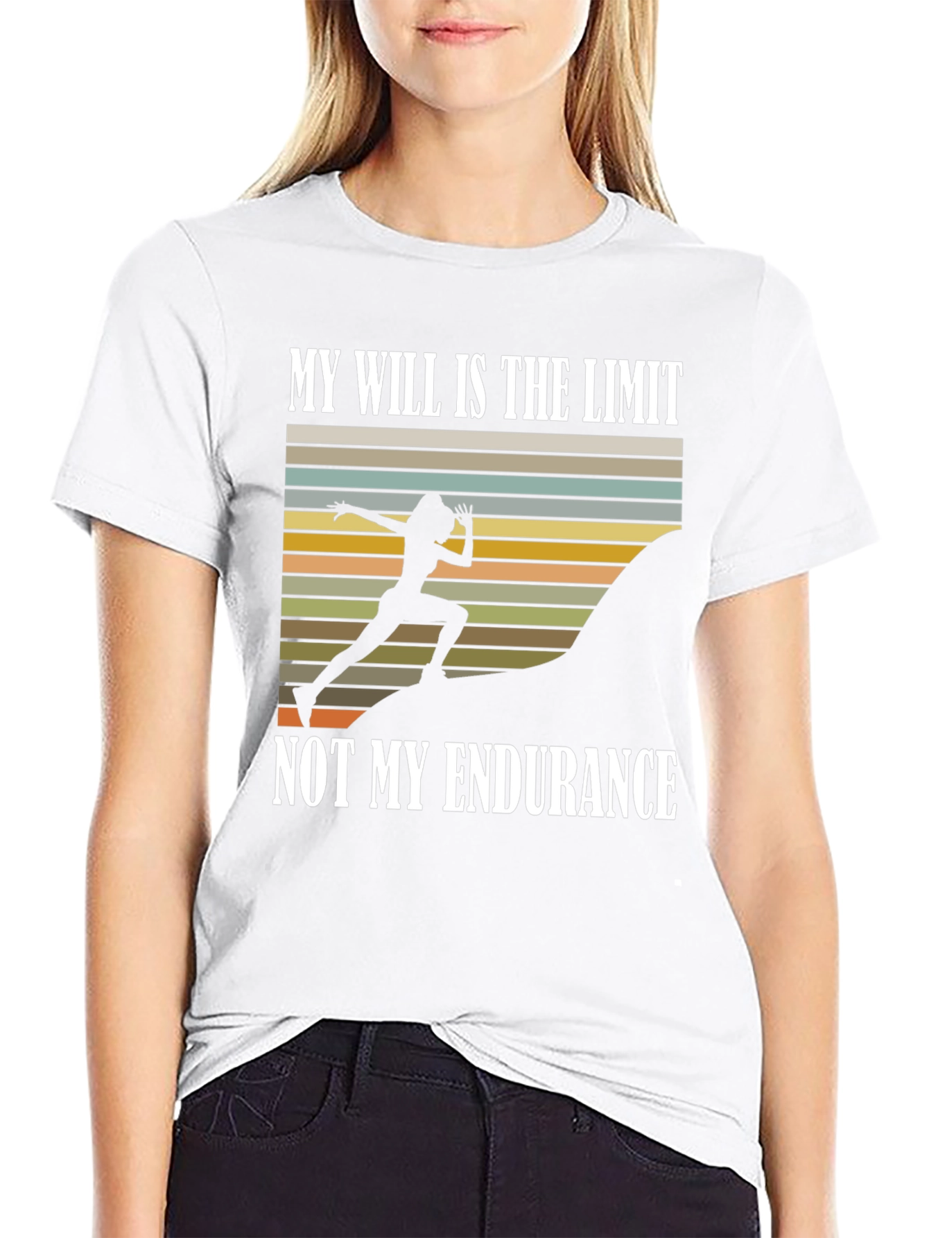Motivational Runner T-Shirt - Will vs Endurance