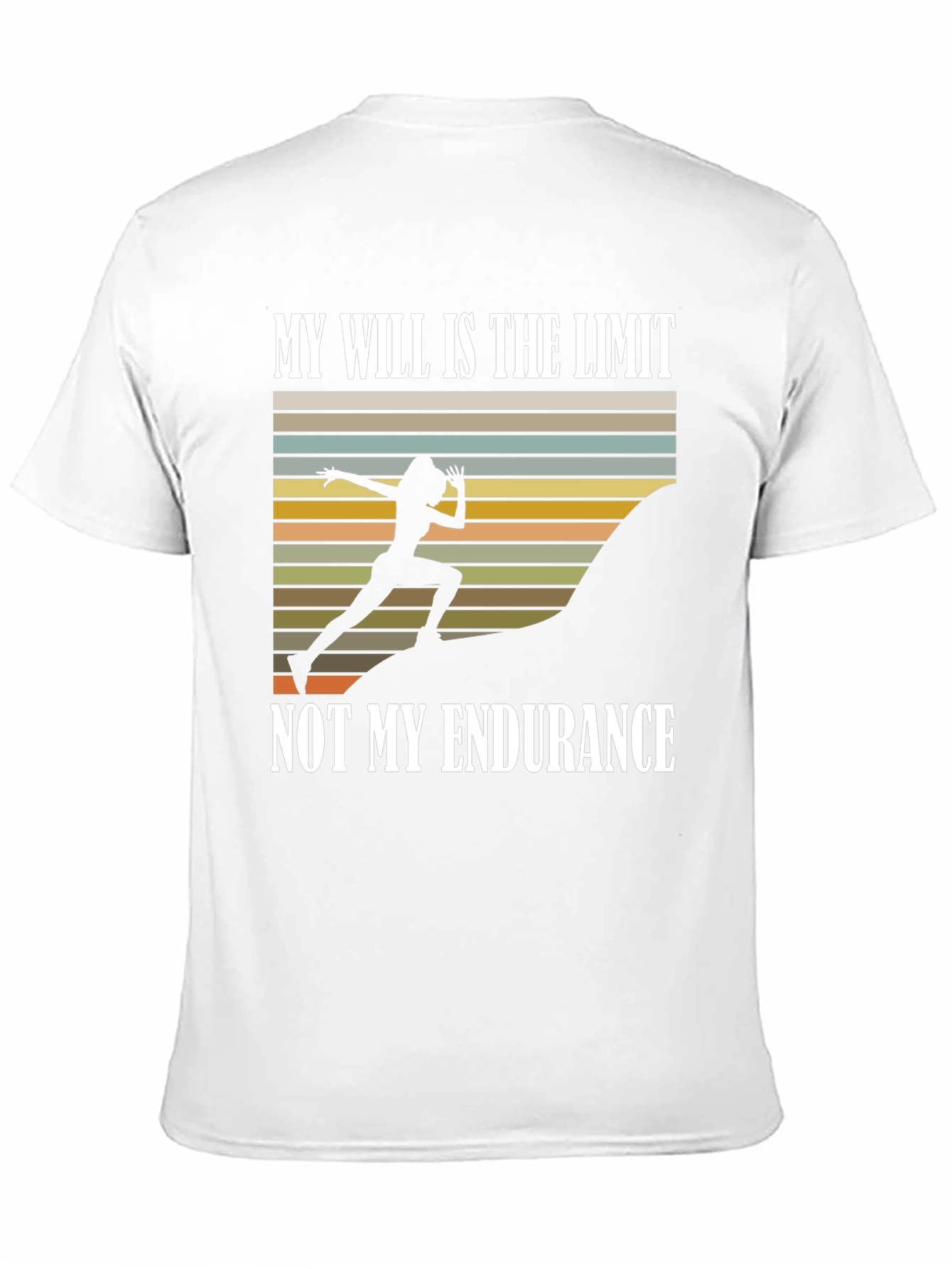 Motivational Runner T-Shirt - Will vs Endurance