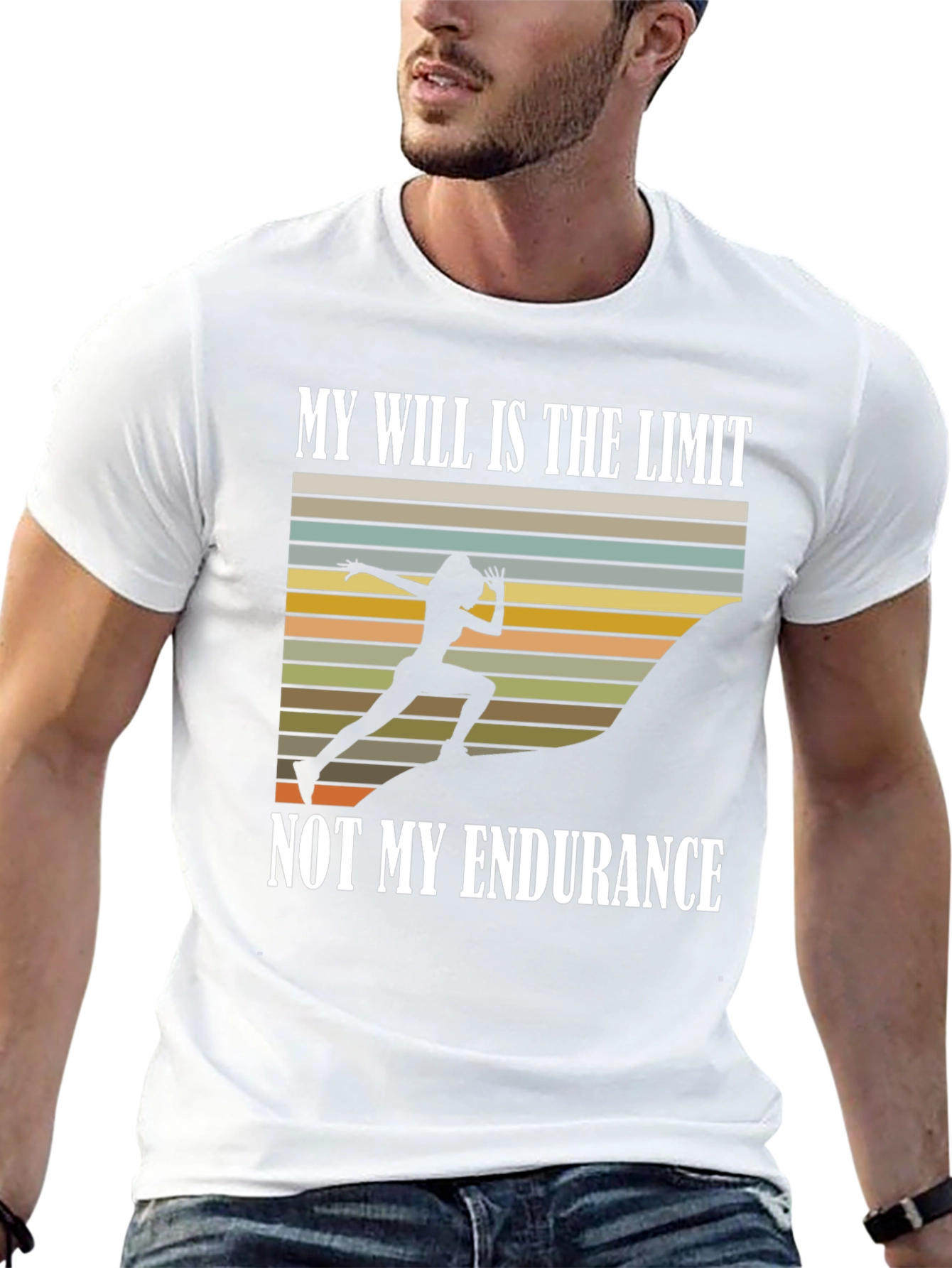 Motivational Runner T-Shirt - Will vs Endurance