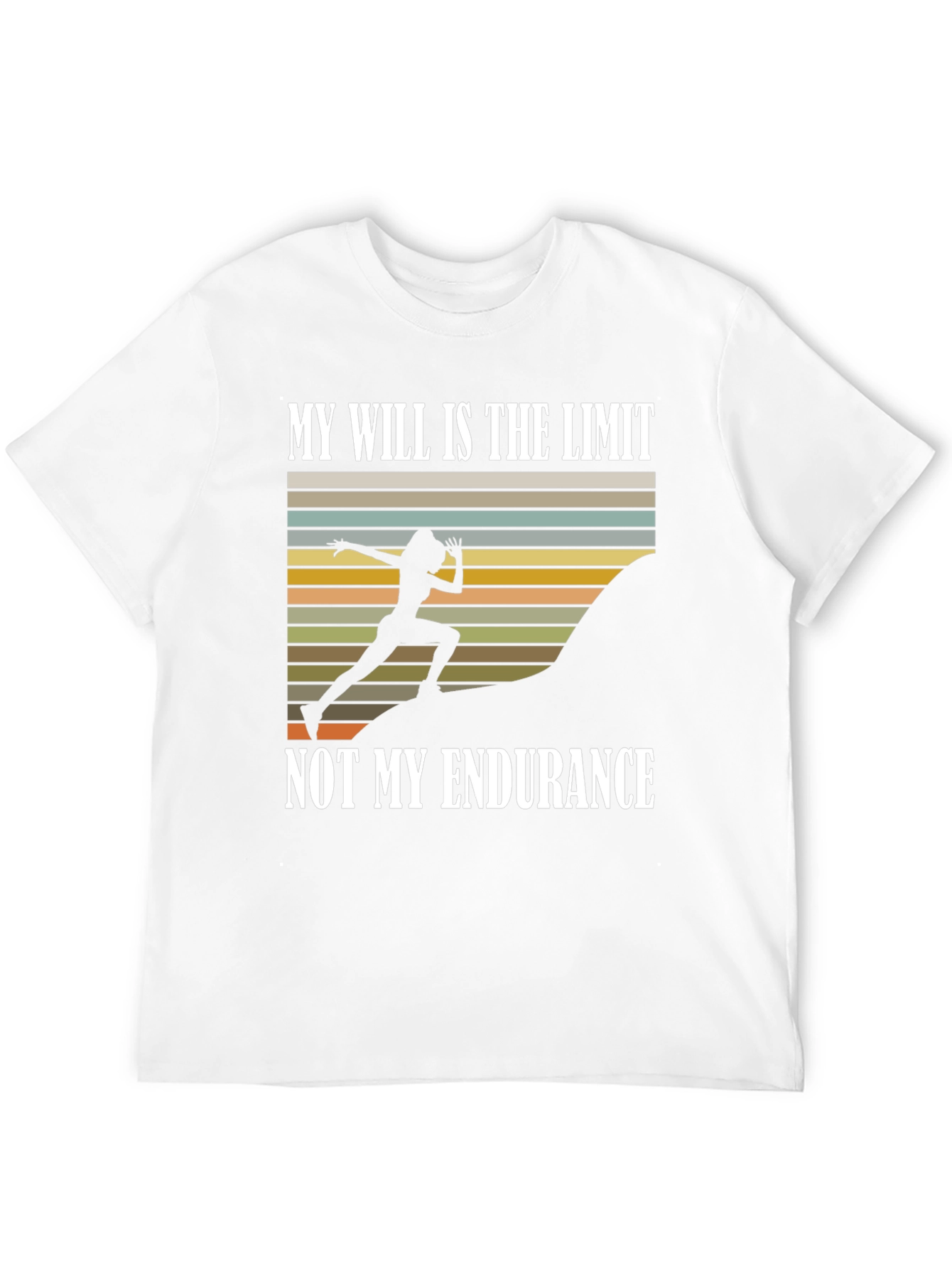 Motivational Runner T-Shirt - Will vs Endurance