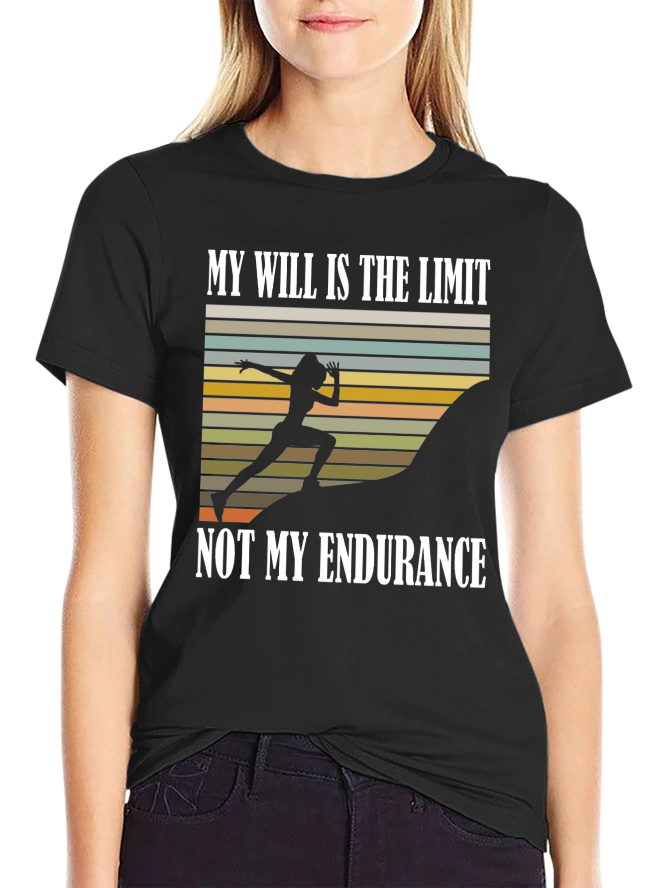 Motivational Runner T-Shirt - Will vs Endurance