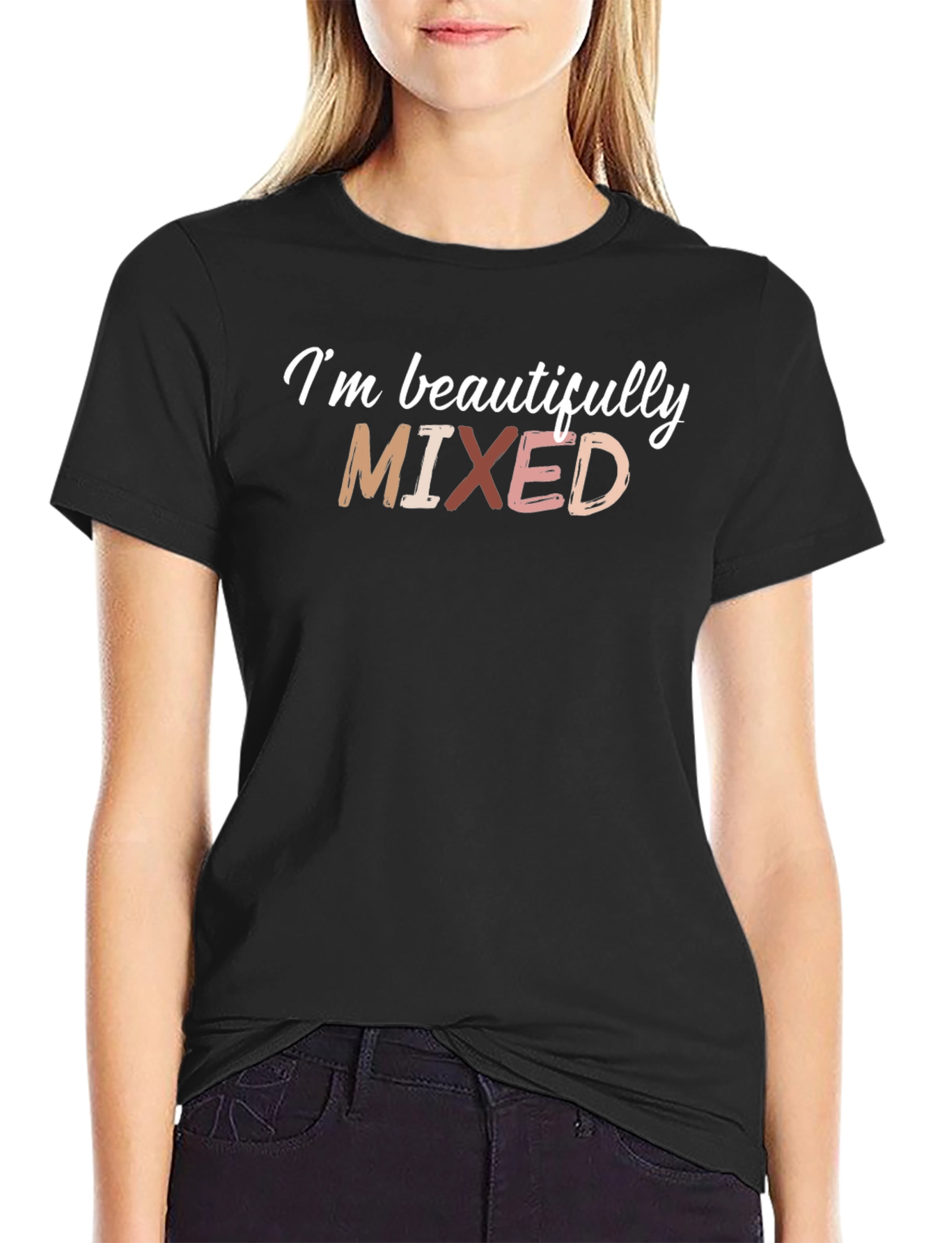 Im Beautifully Mixed Graphic Tee