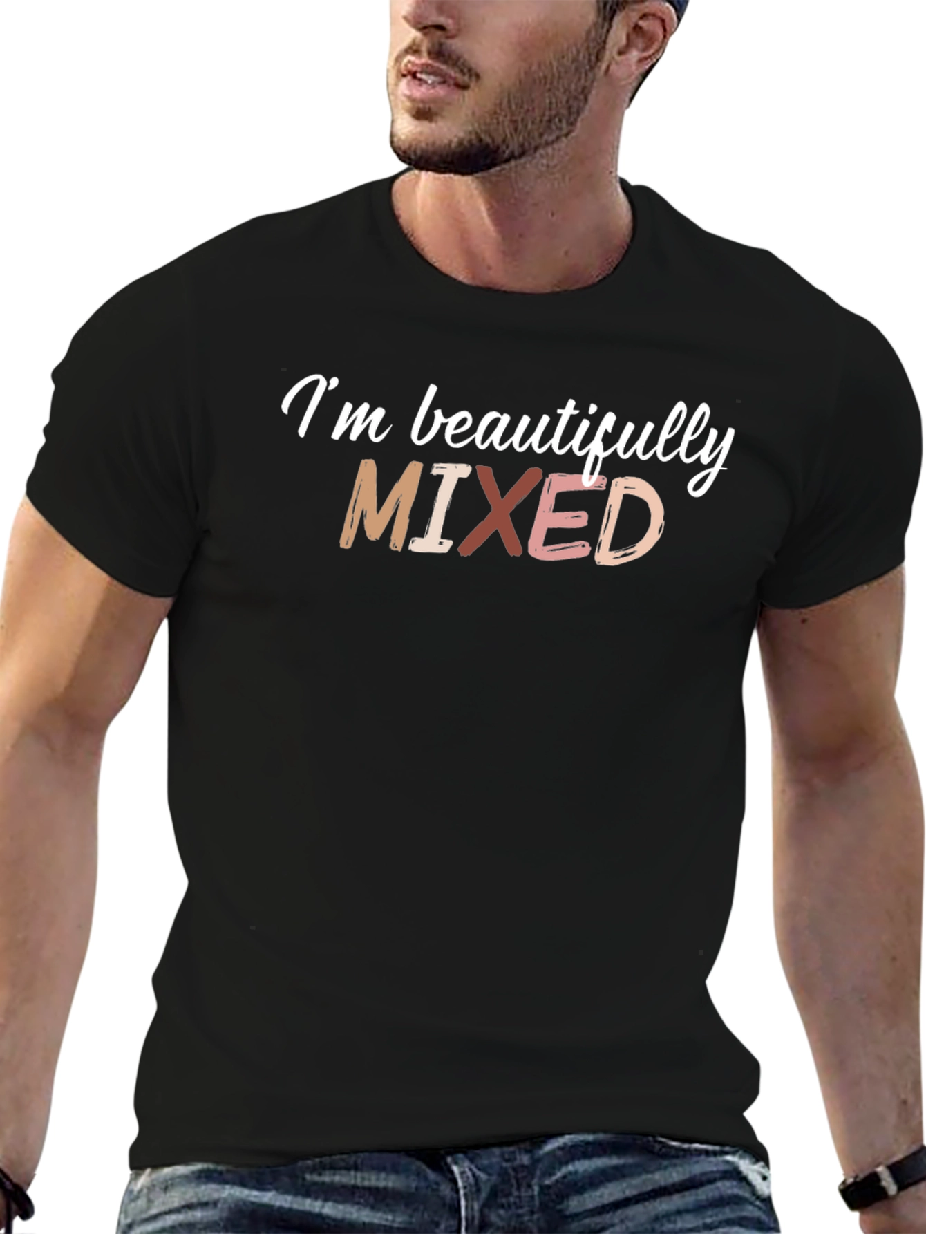 Im Beautifully Mixed Graphic Tee