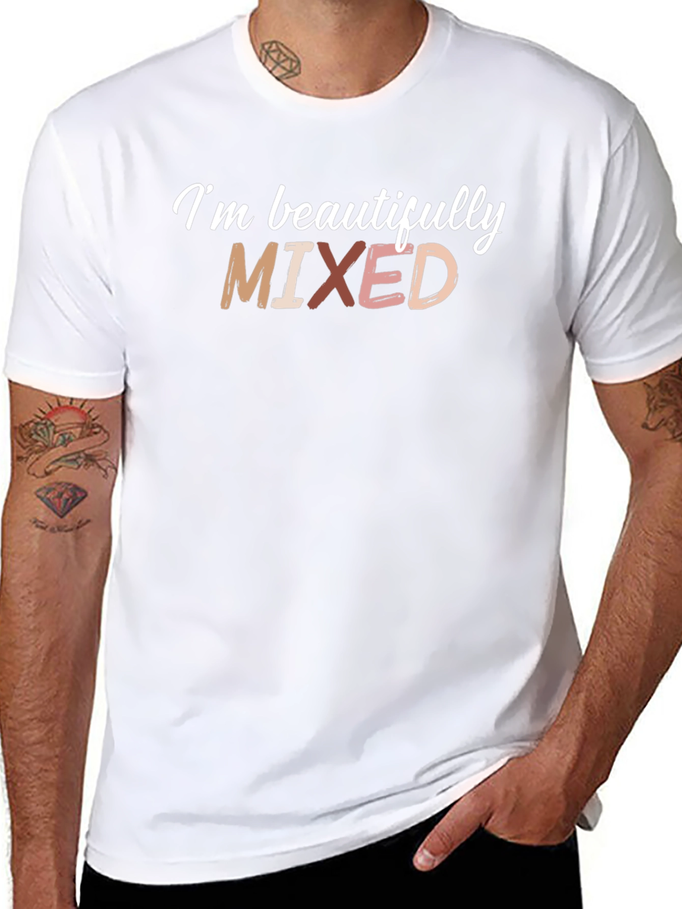 Im Beautifully Mixed Graphic Tee