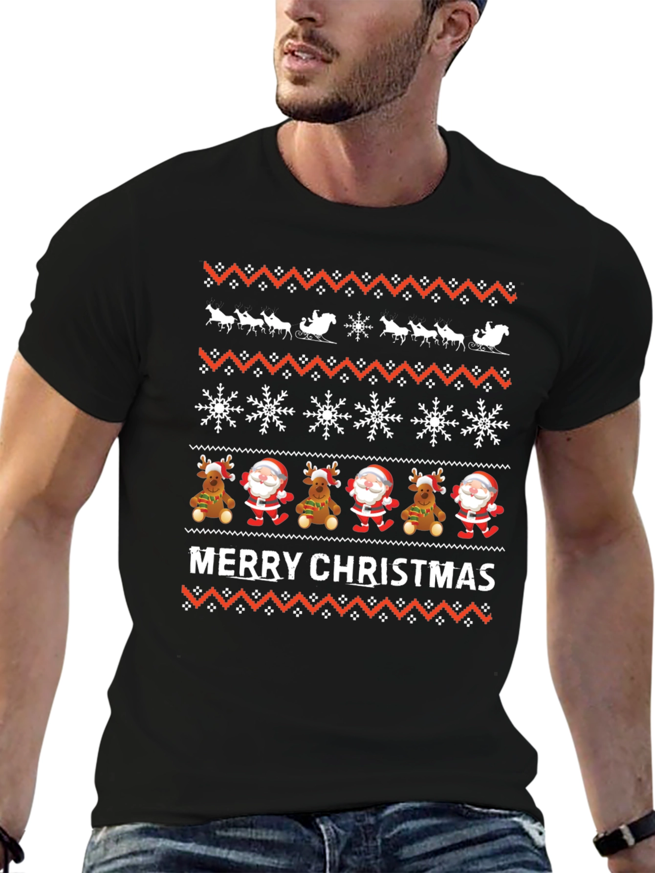 Festive Christmas Graphic Tee