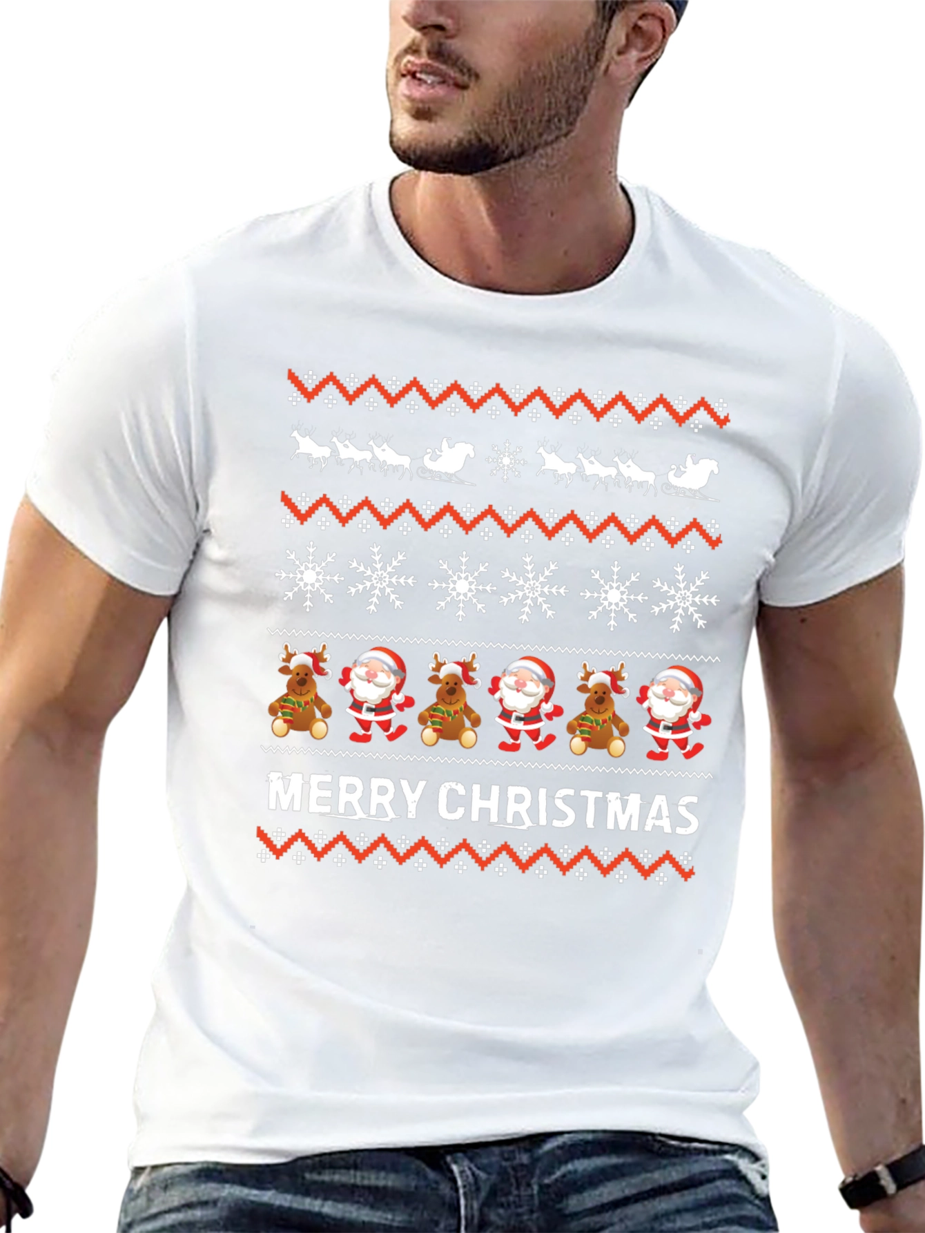 Festive Christmas Graphic Tee