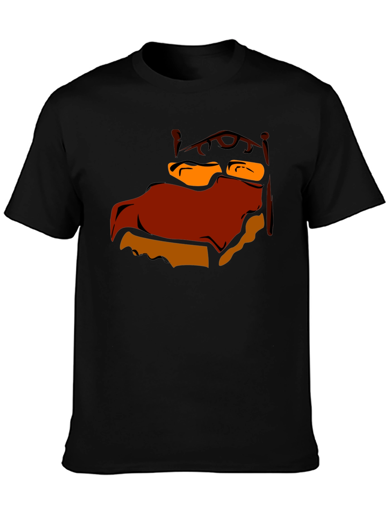 Cartoon Bed Graphic T-Shirt