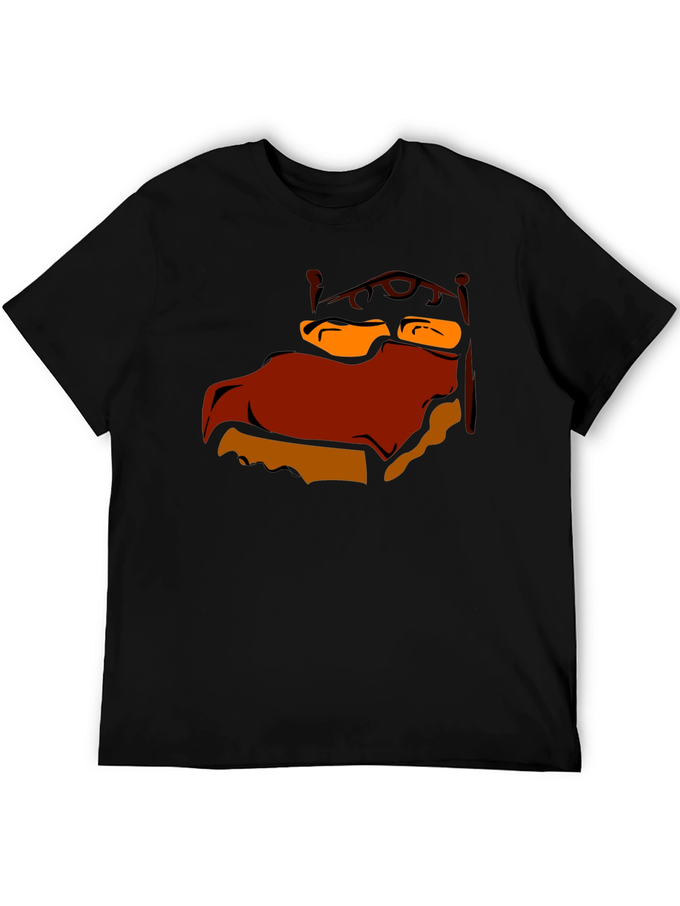 Cartoon Bed Graphic T-Shirt