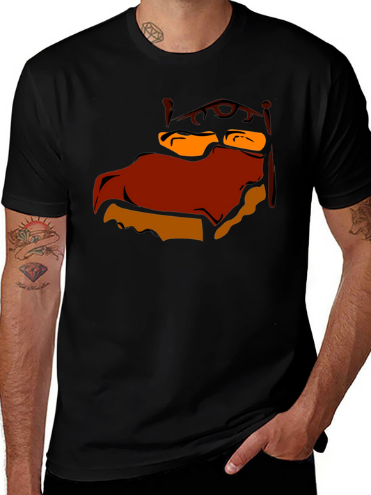 Cartoon Bed Graphic T-Shirt