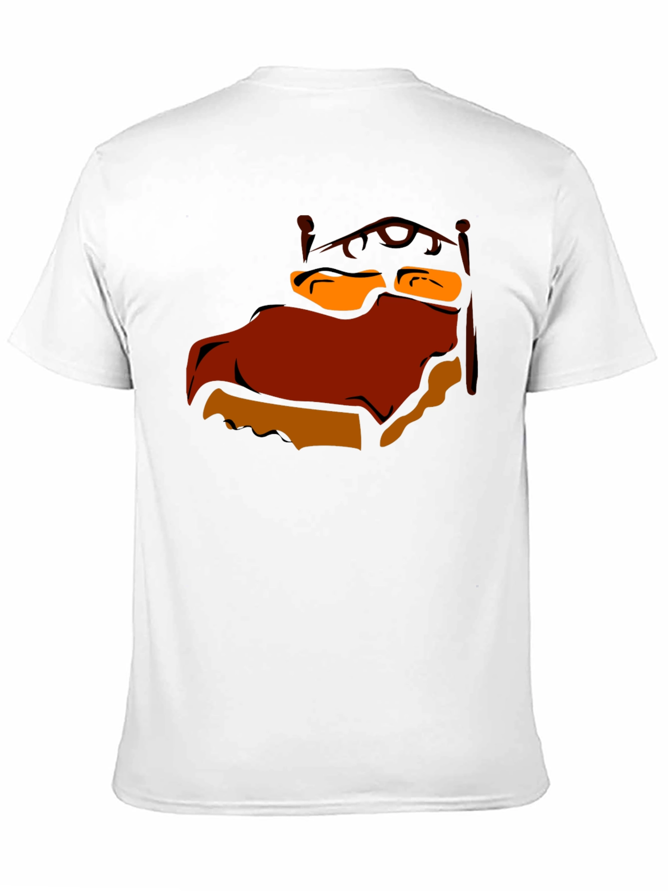 Cartoon Bed Graphic T-Shirt