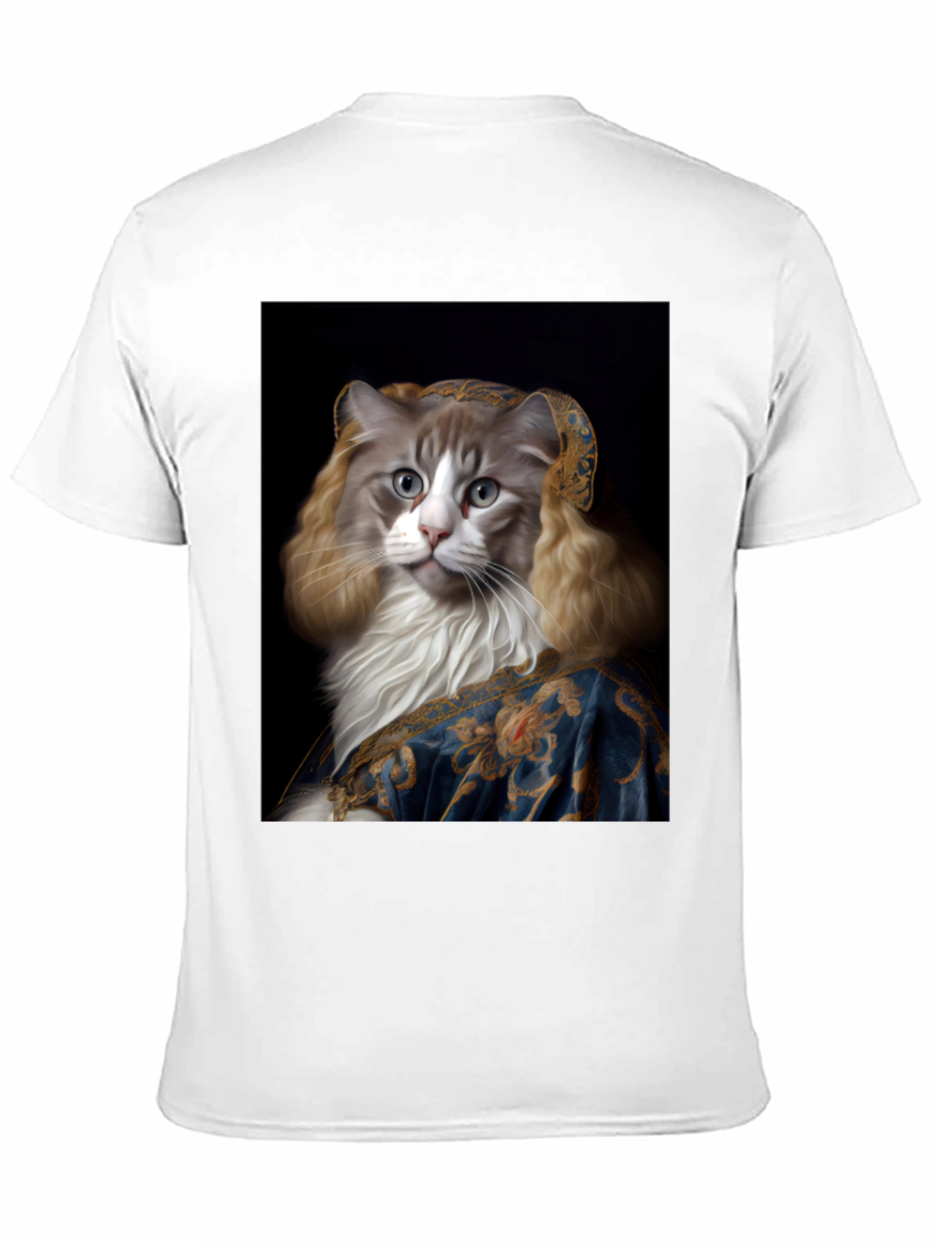 Cat Renaissance Portrait T-Shirt