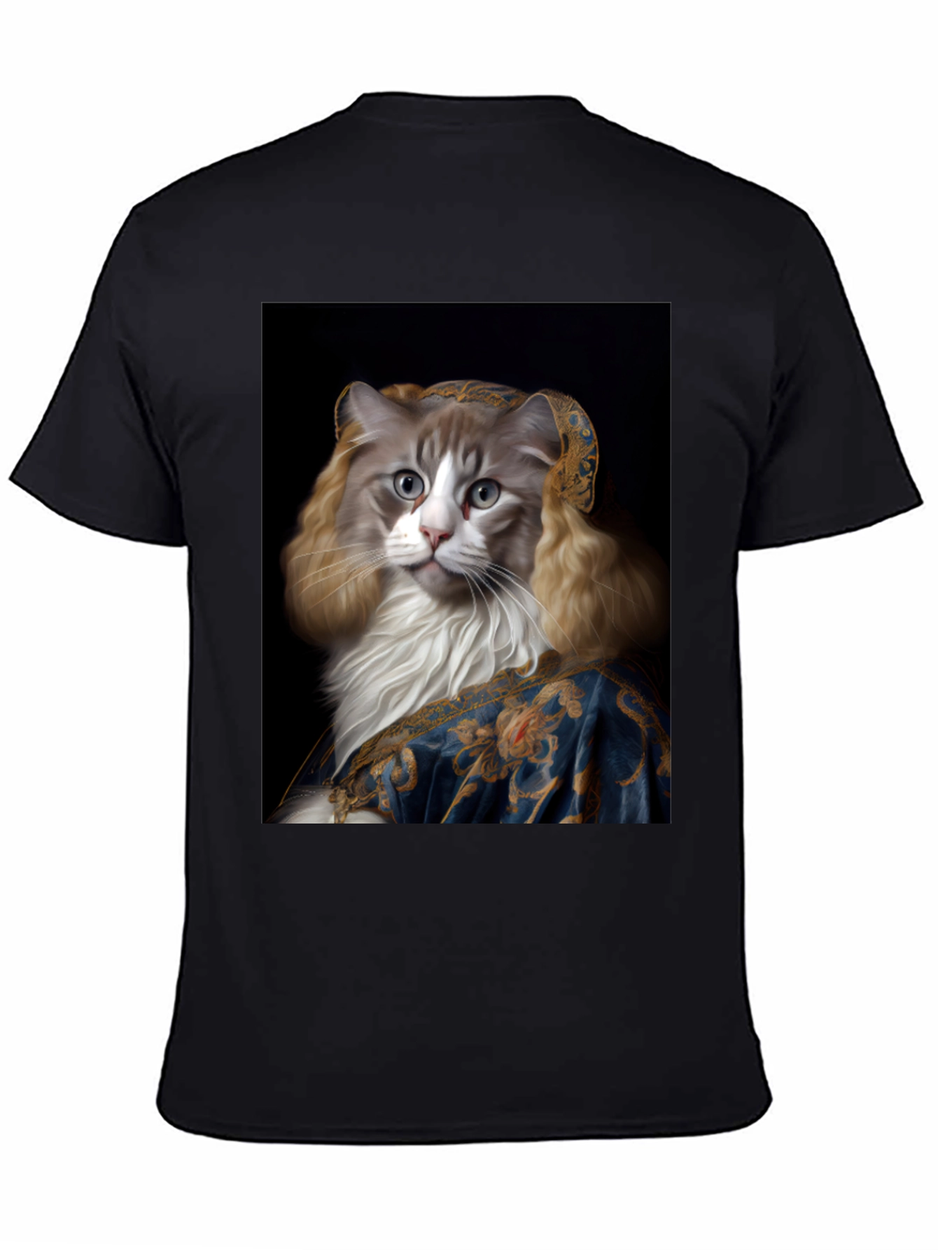 Cat Renaissance Portrait T-Shirt
