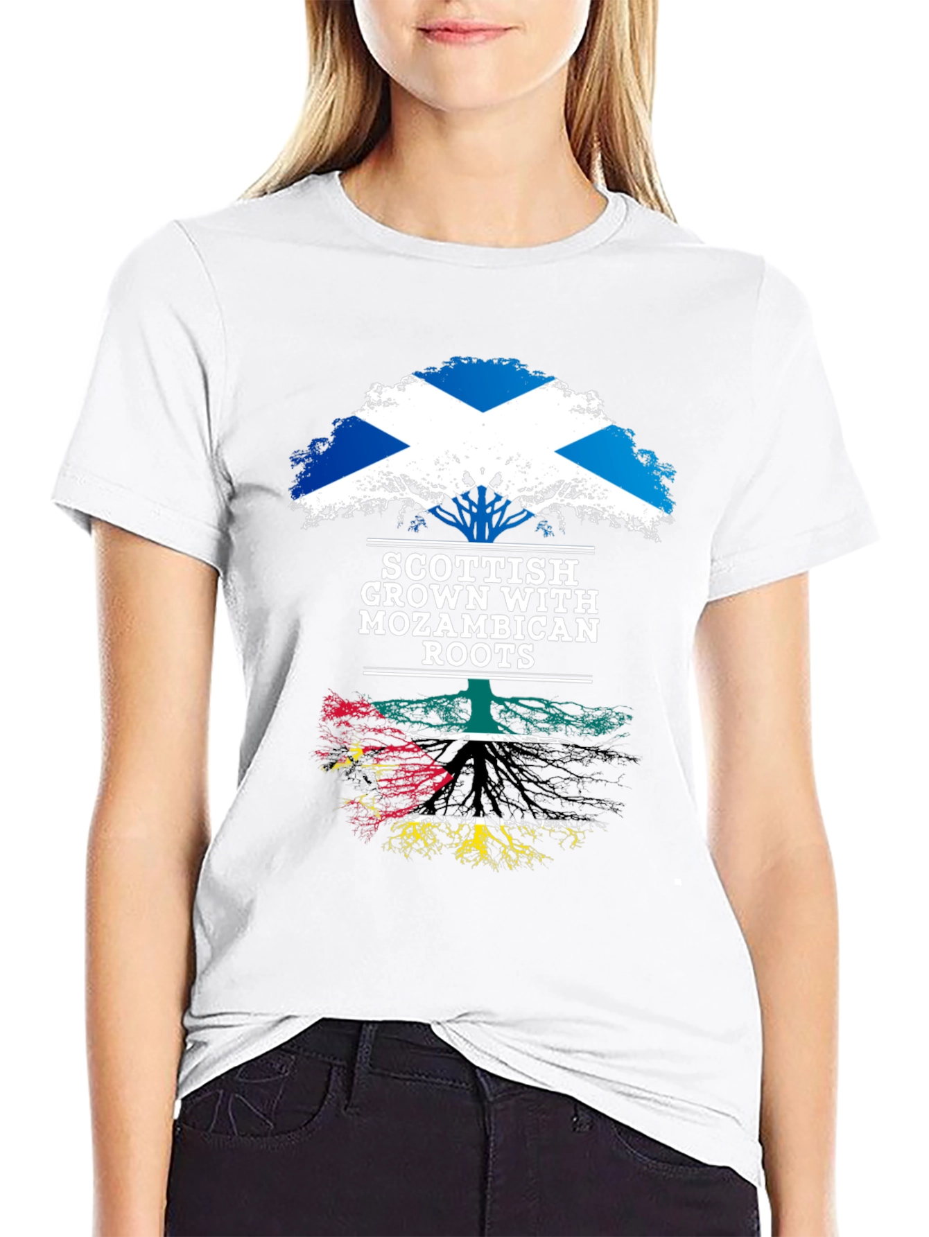 Scottish Grown with Mozambican Roots T-Shirt