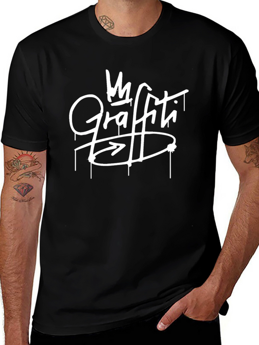 Graffiti Art Black T-Shirt