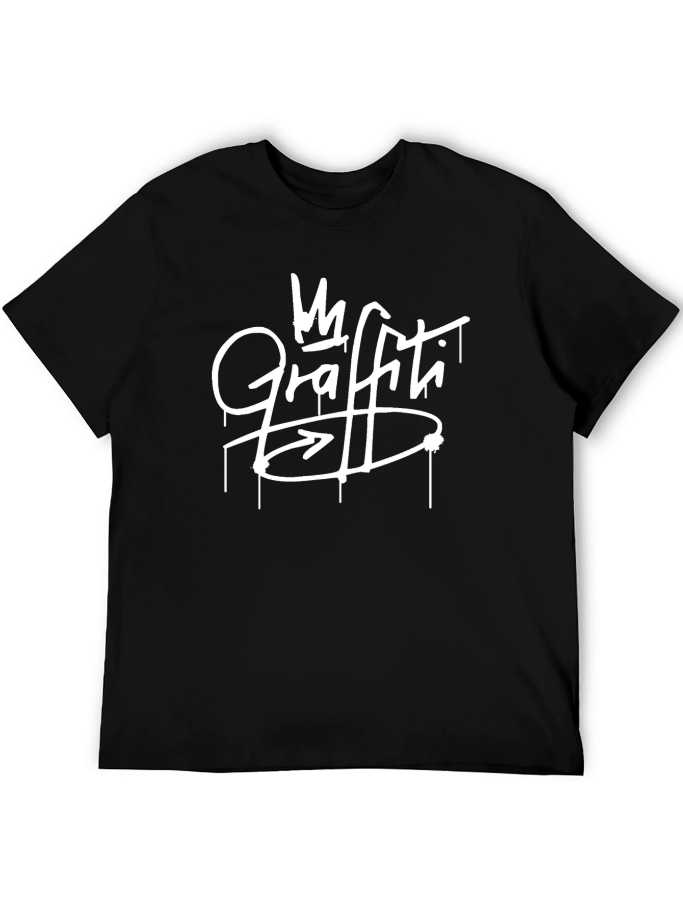 Graffiti Art Black T-Shirt