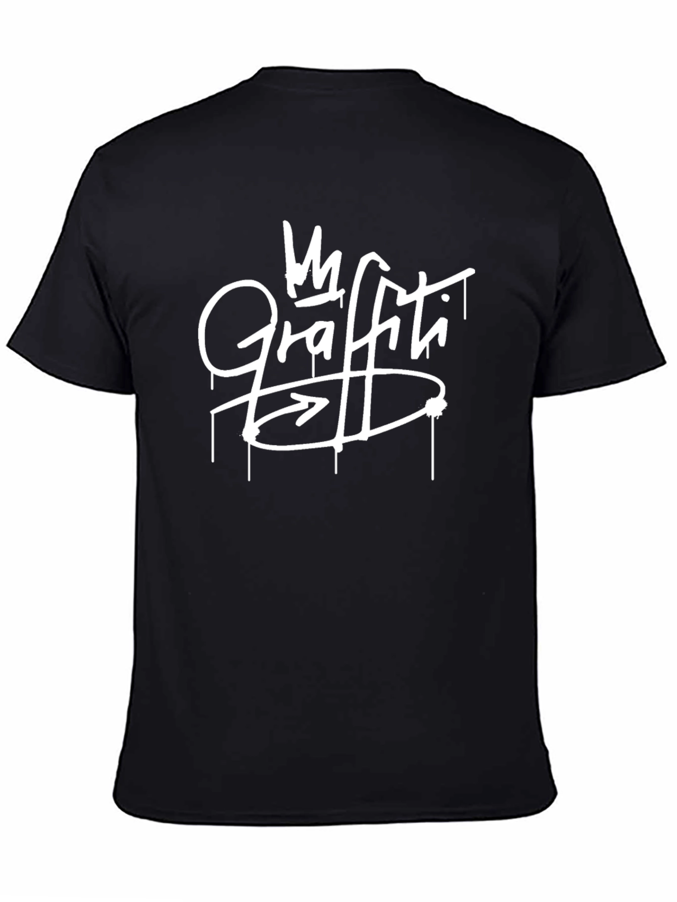 Graffiti Art Black T-Shirt