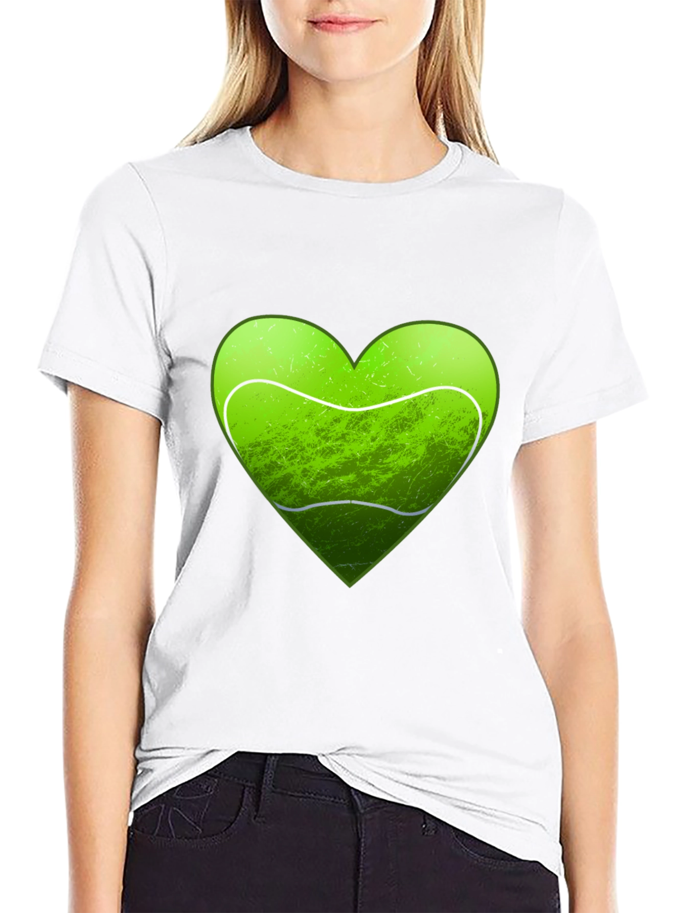 Tennis Heart Graphic T-Shirt - Love Tennis Tee