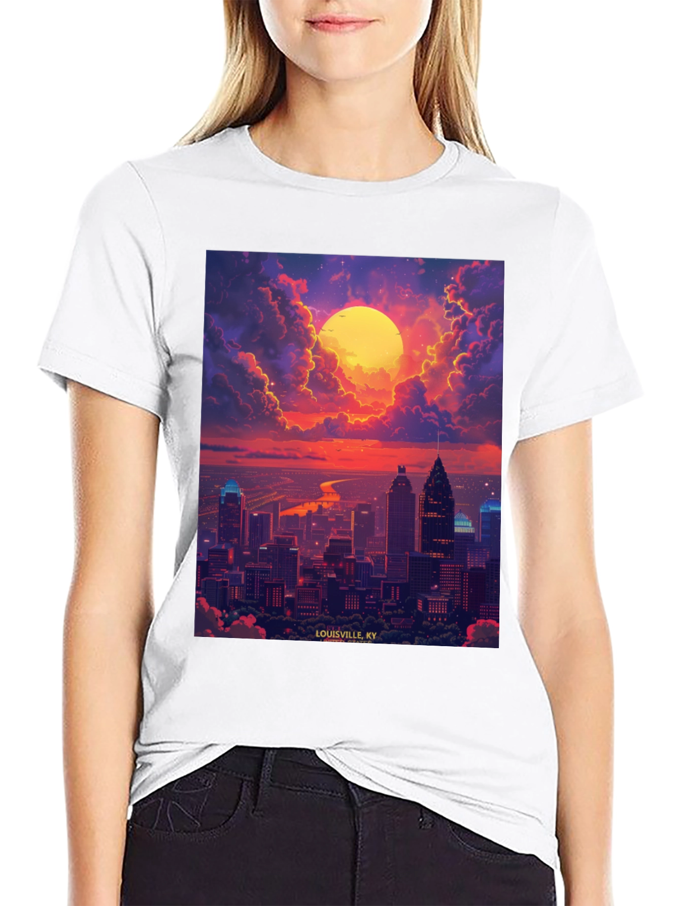 Louisville Kentucky Skyline T-Shirt