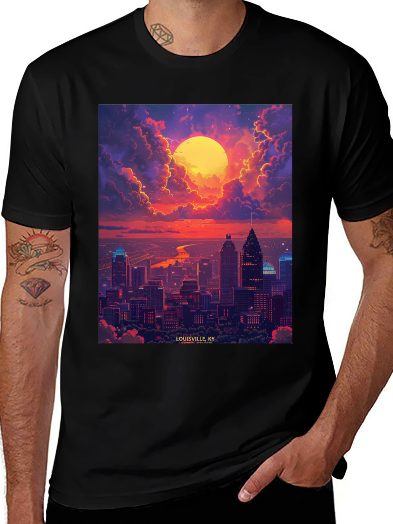 Louisville Kentucky Skyline T-Shirt