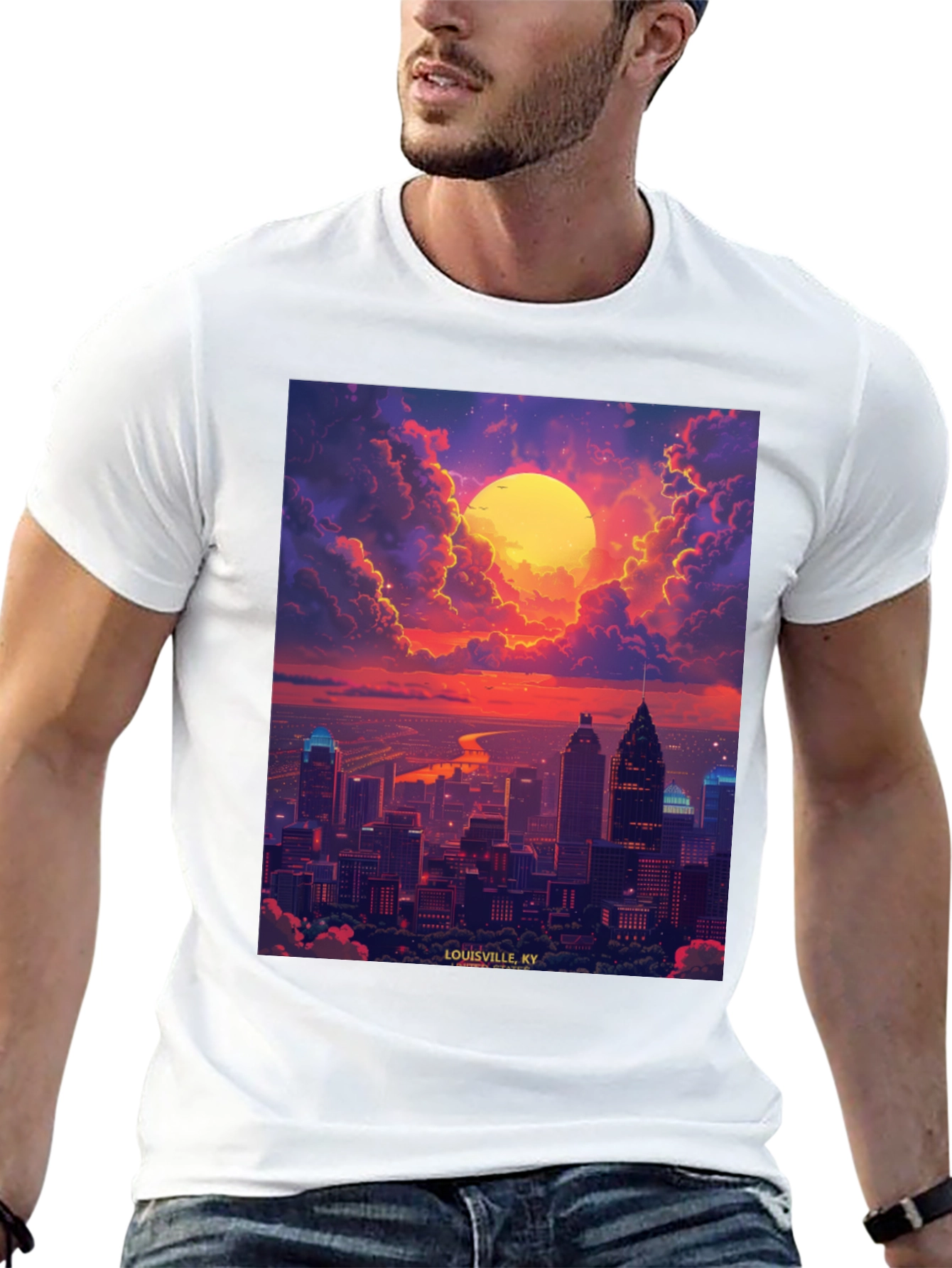 Louisville Kentucky Skyline T-Shirt