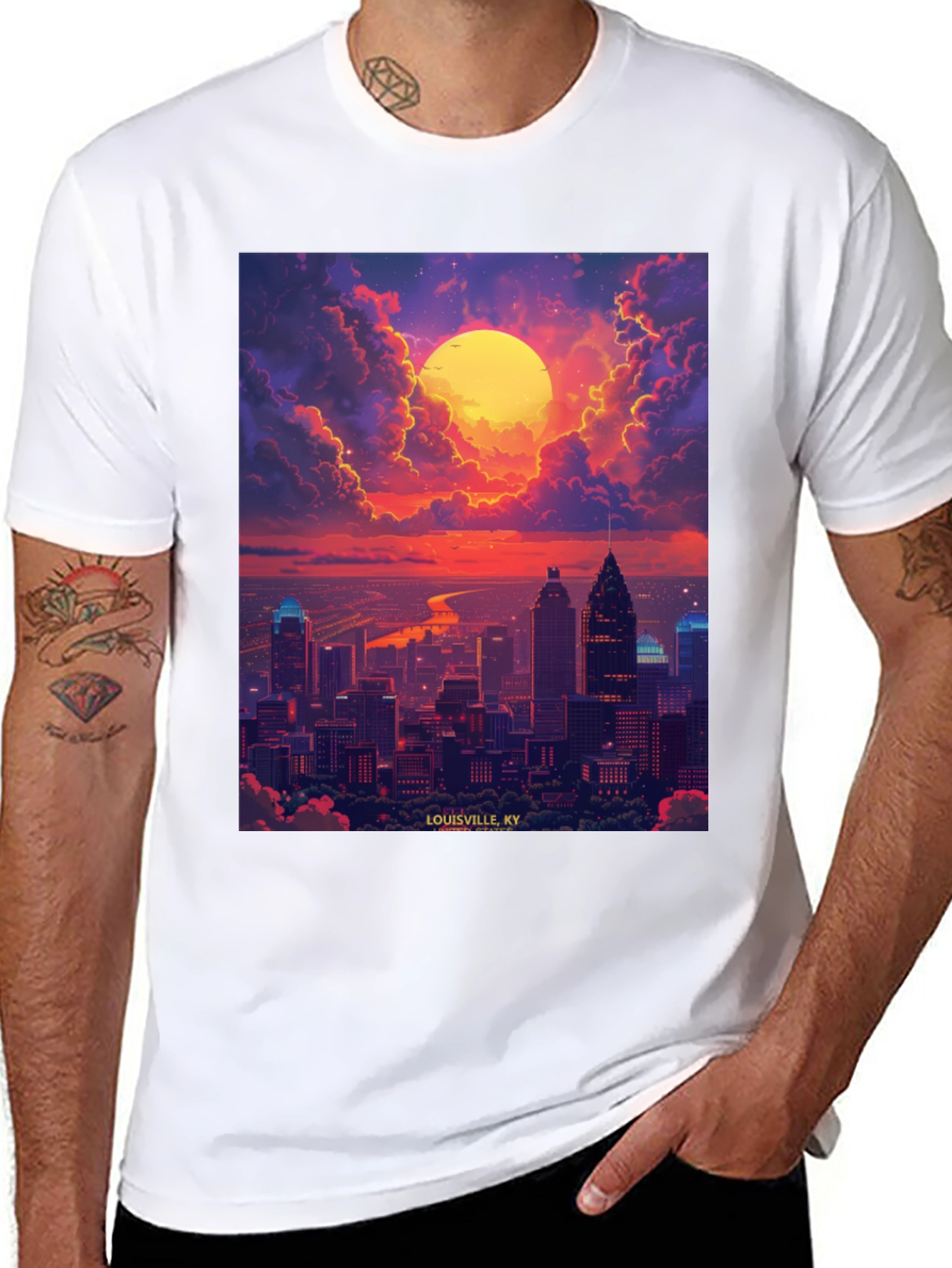 Louisville Kentucky Skyline T-Shirt