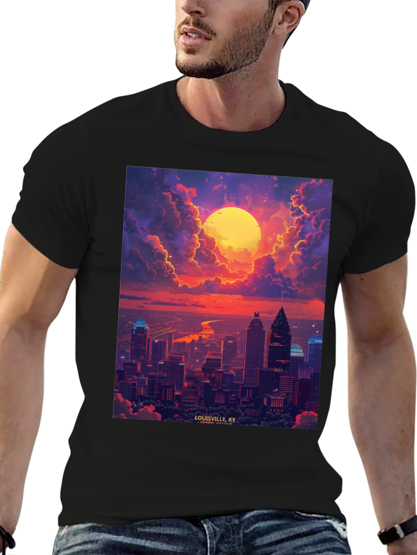 Louisville Kentucky Skyline T-Shirt