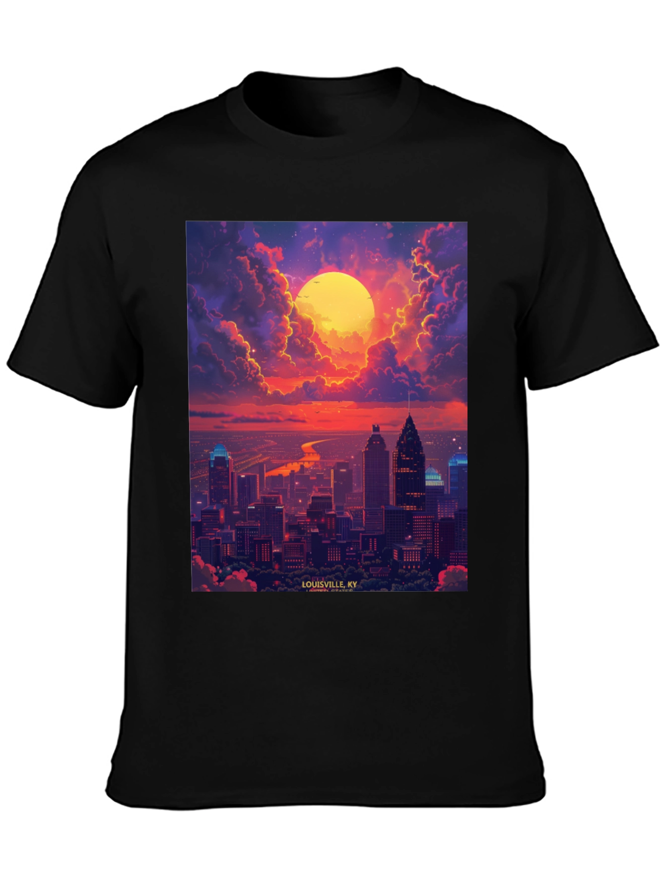 Louisville Kentucky Skyline T-Shirt