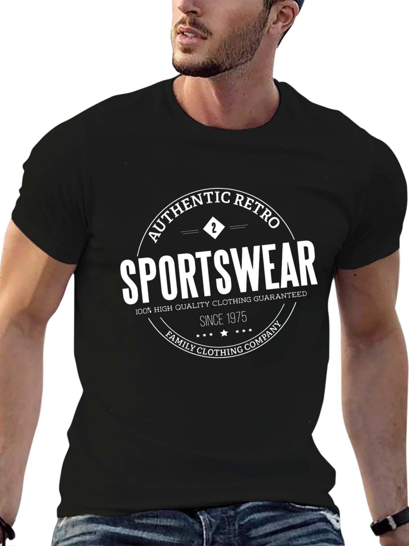 Retro Sportswear T-Shirt - Authentic Family Clothing