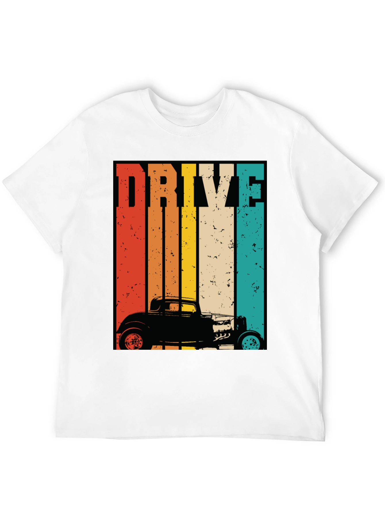 Retro Drive Hot Rod Graphic T-Shirt