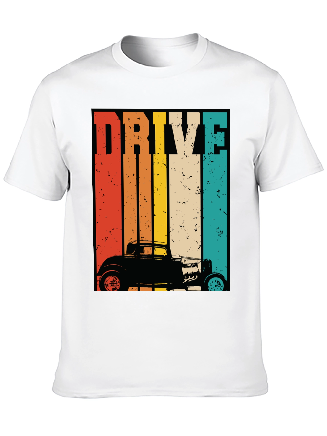 Retro Drive Hot Rod Graphic T-Shirt