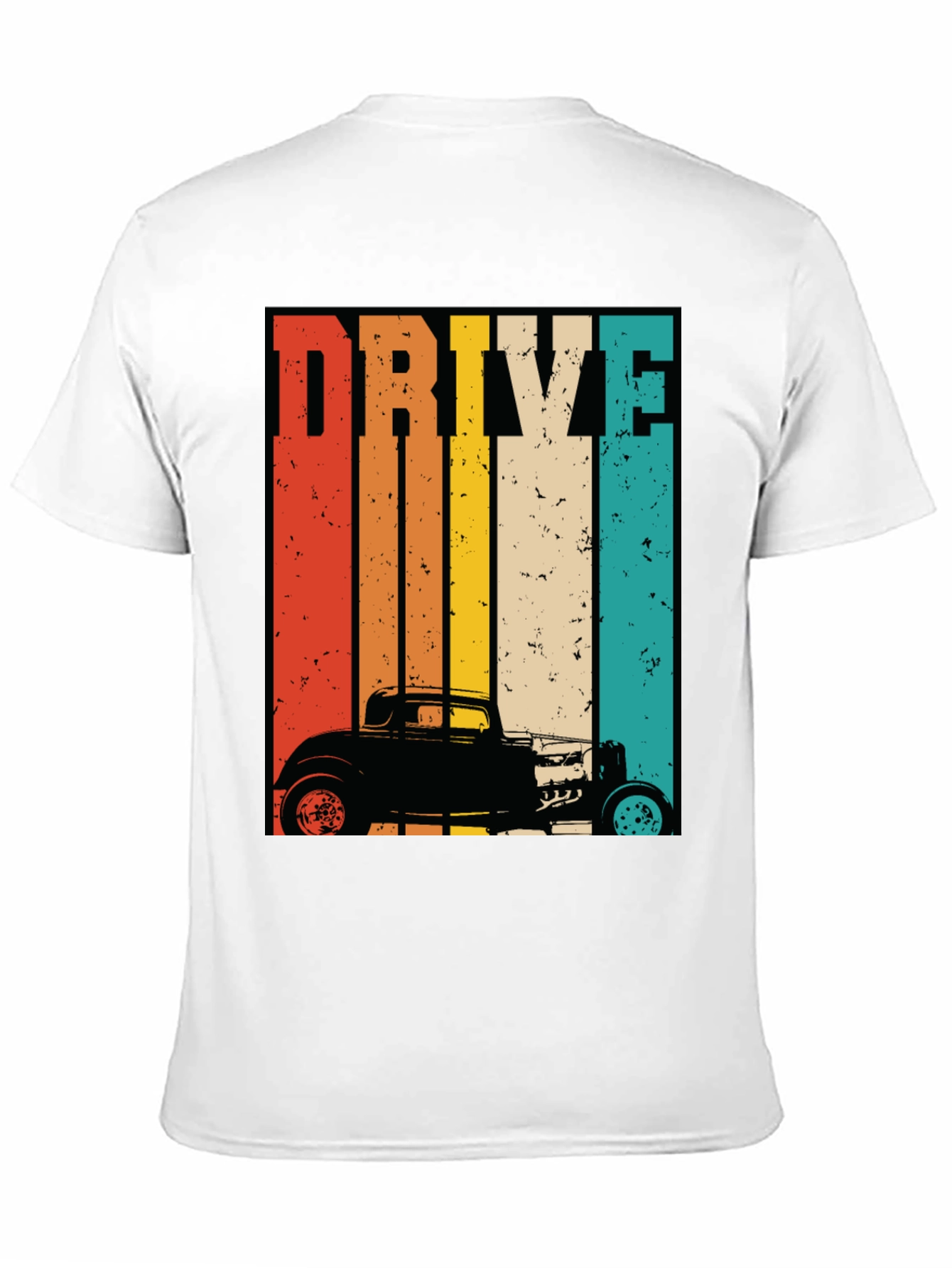 Retro Drive Hot Rod Graphic T-Shirt
