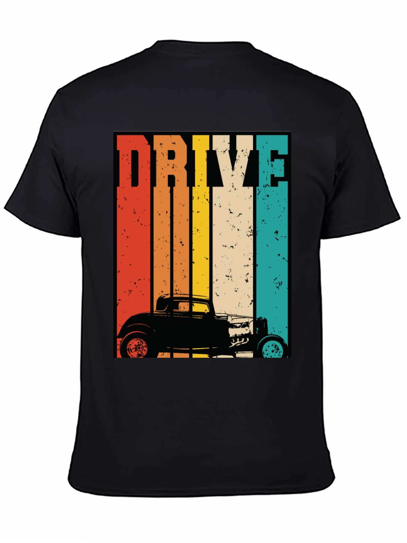 Retro Drive Hot Rod Graphic T-Shirt