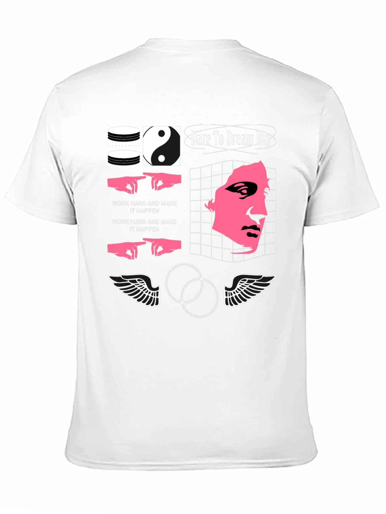 Dare To Dream Big Black Graphic Tee