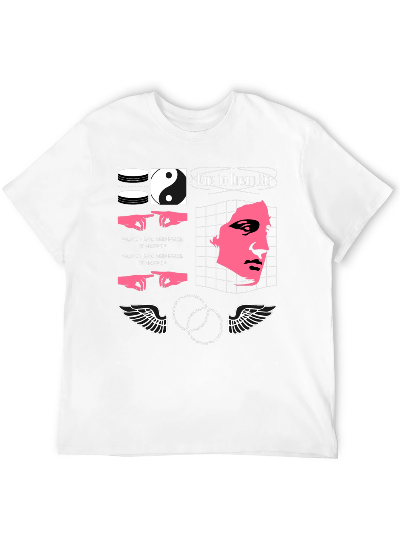 Dare To Dream Big Black Graphic Tee