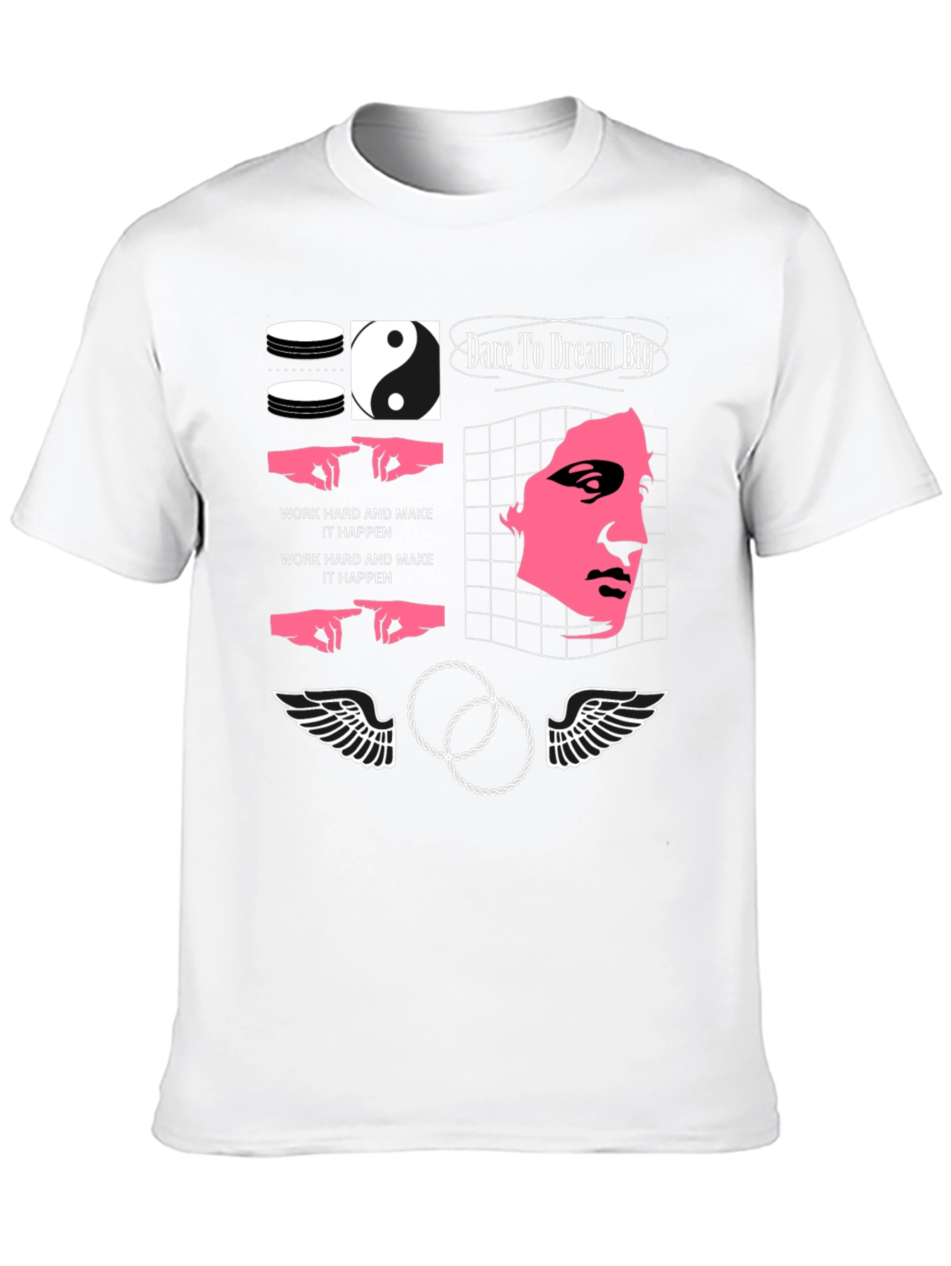 Dare To Dream Big Black Graphic Tee