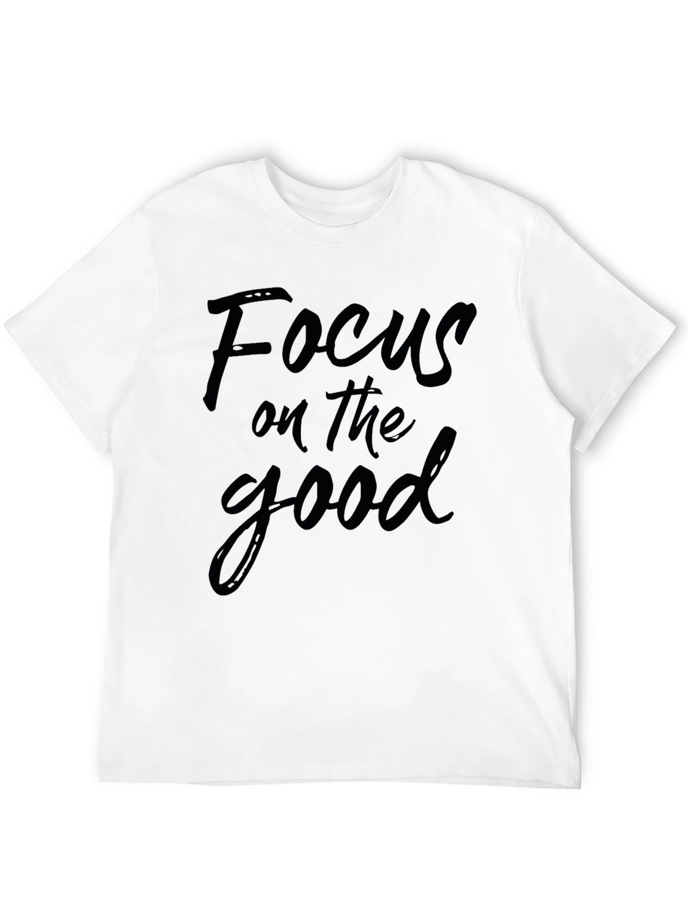 Focus on the Good - Black Graphic Tee