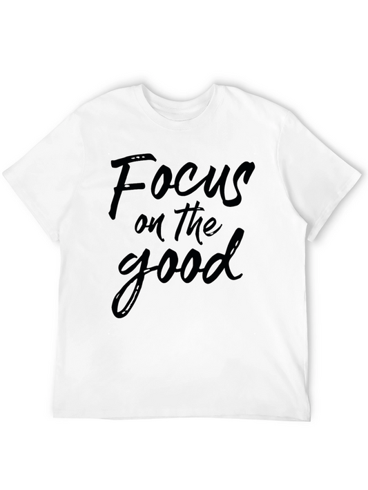 Focus on the Good - Black Graphic Tee