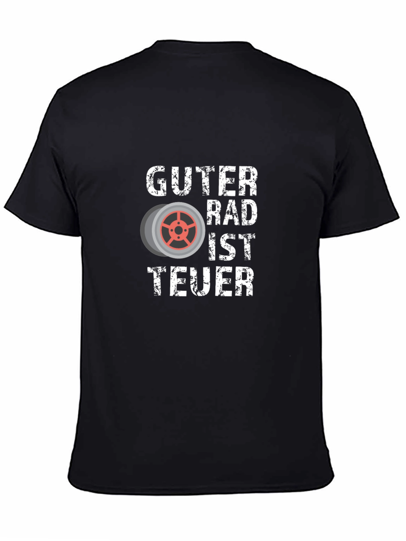 Guter Rad Ist Teuer Black Graphic Tee